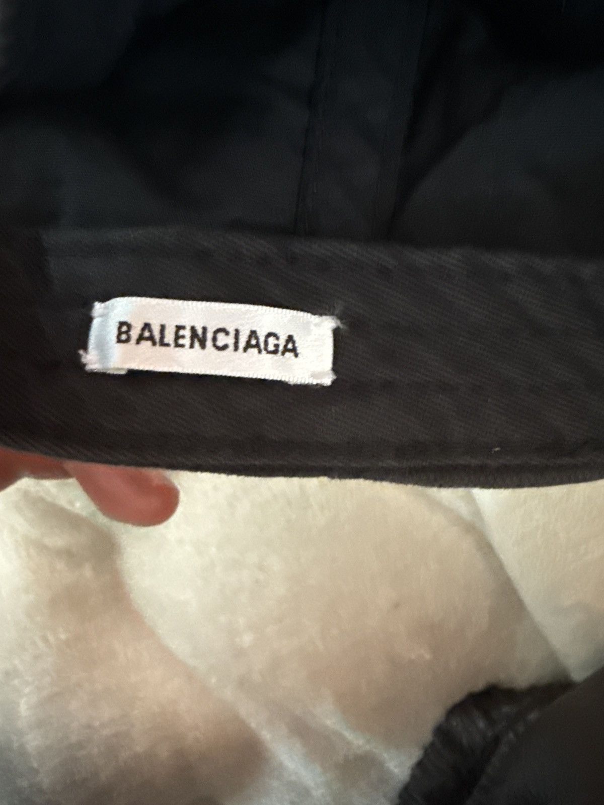 Balenciaga Balenciaga Logo Visor Cap - Black Size ONE SIZE - 5 Thumbnail