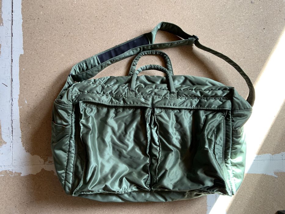 Porter TANKER 2WAY DUFFLE BAG (L) | Grailed