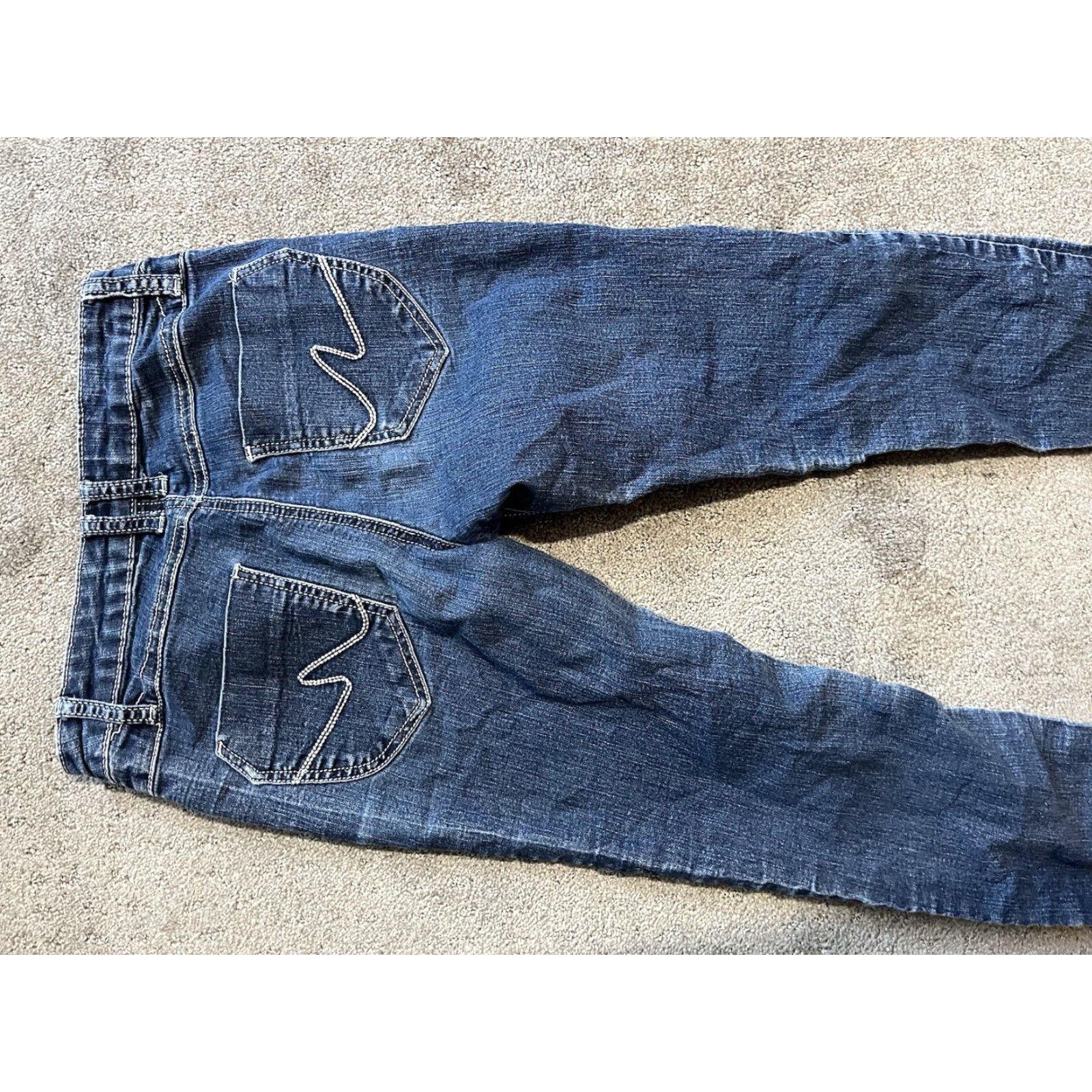 Vintage WAX JEAN Women’s Mid Rise Skinny Jeans Blue Size 0 Inseam 28 in Size 25" / US 0 / IT 36 - 4 Thumbnail
