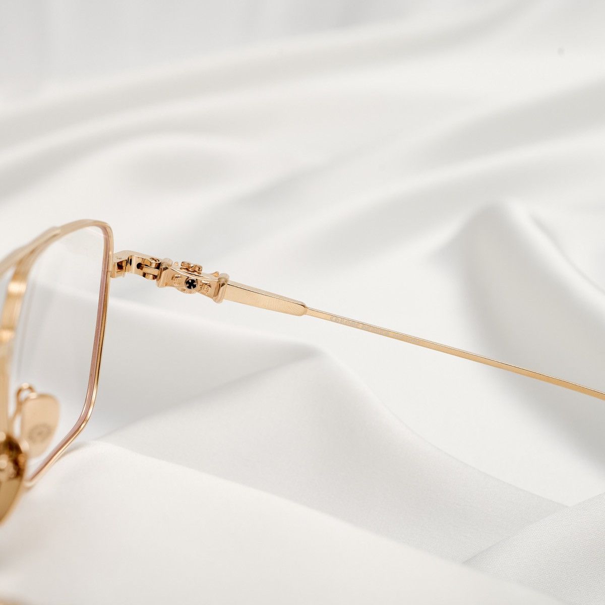 Chrome Hearts CHROME HEARTS MAGNUM II BORDELLO GOLD PLATED GLASSES Size ONE SIZE - 4 Thumbnail