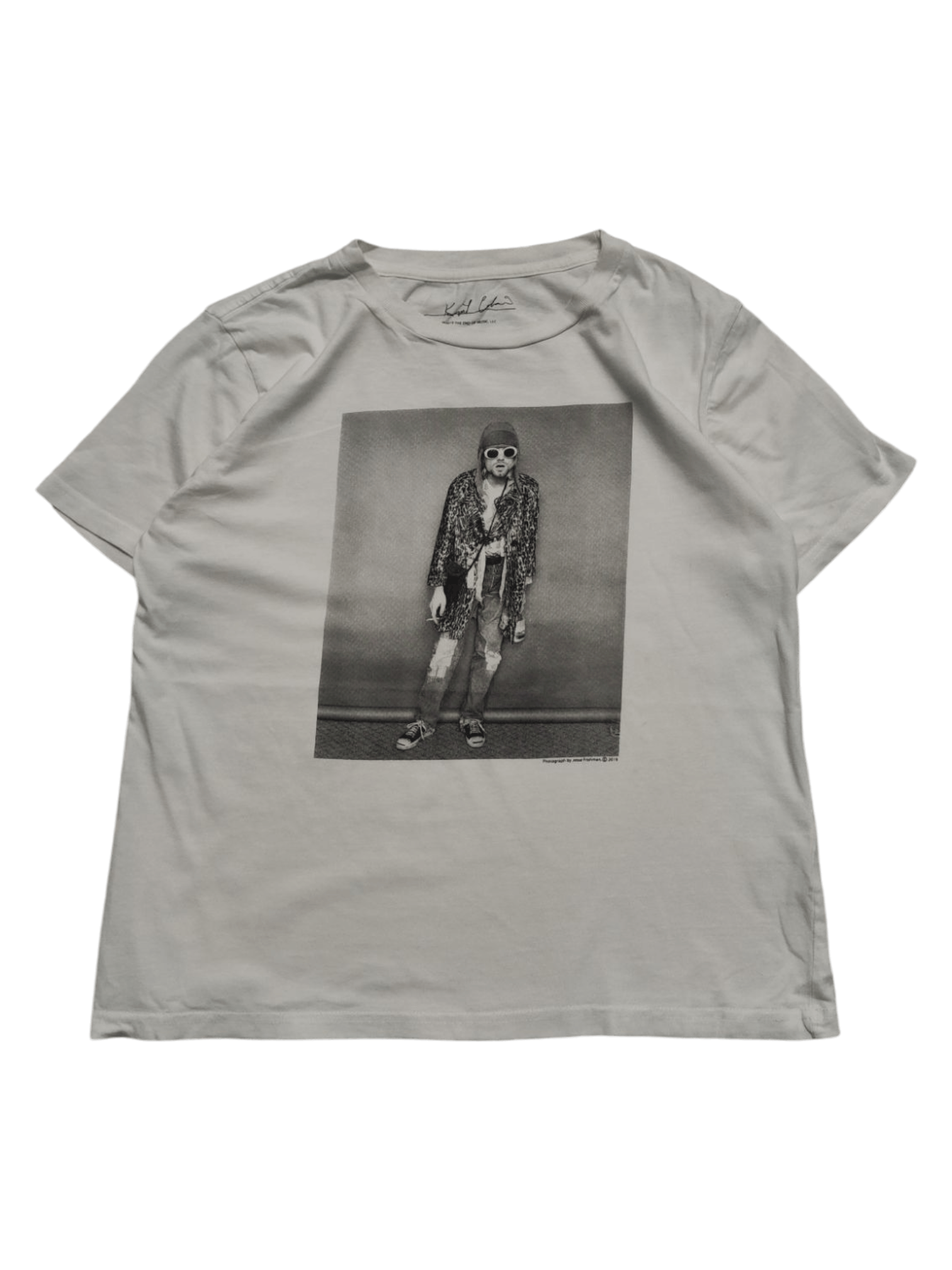 Band Tees × Nirvana Kurt Cobain Photo Tee By Jesse Size L / US 10 / IT 46 - 1 Thumbnail