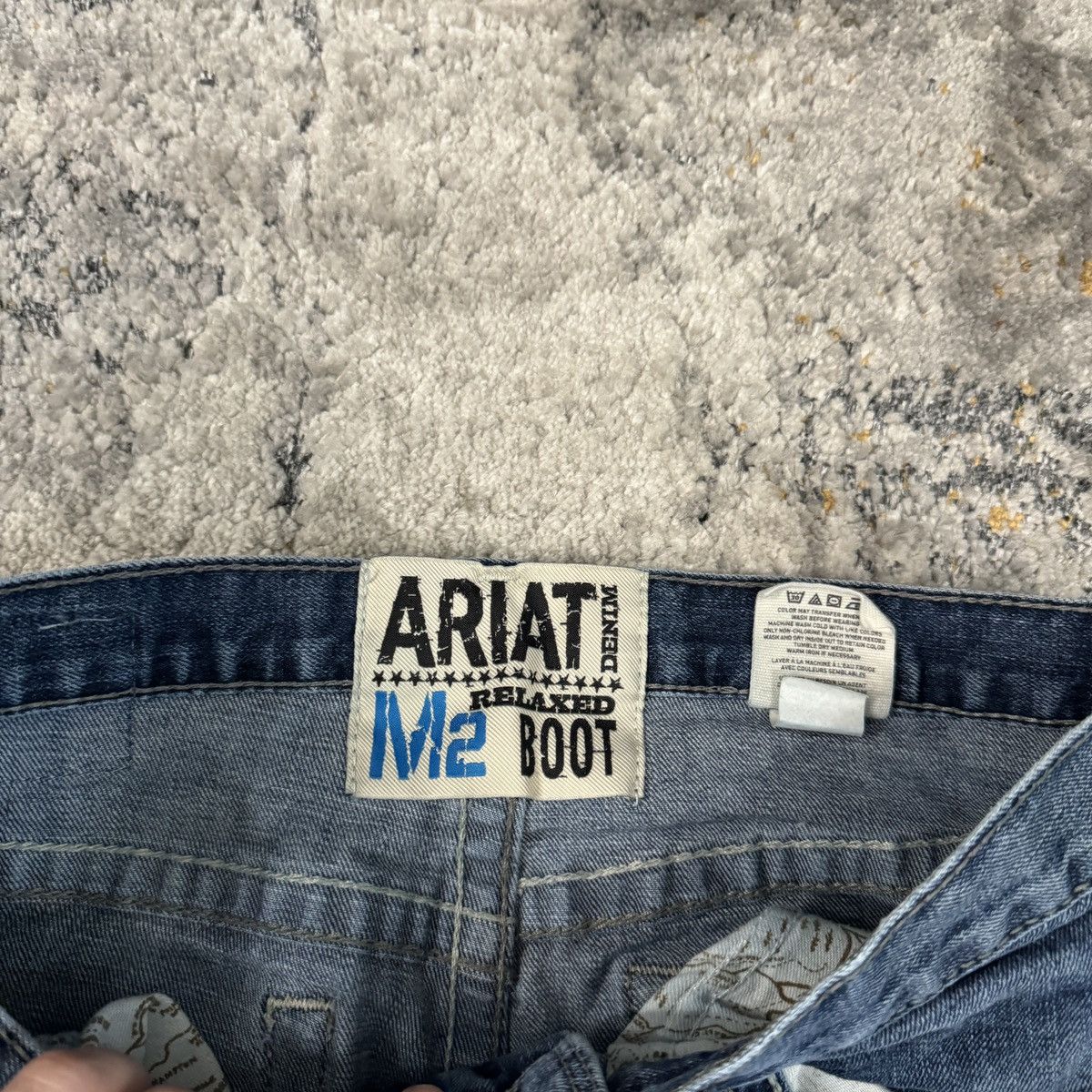 Ariat × JNCO × Vintage Essential Vintage y2k Ariat wide leg boot cut cybergoth jean Size US 32 / EU 48 - 6 Thumbnail