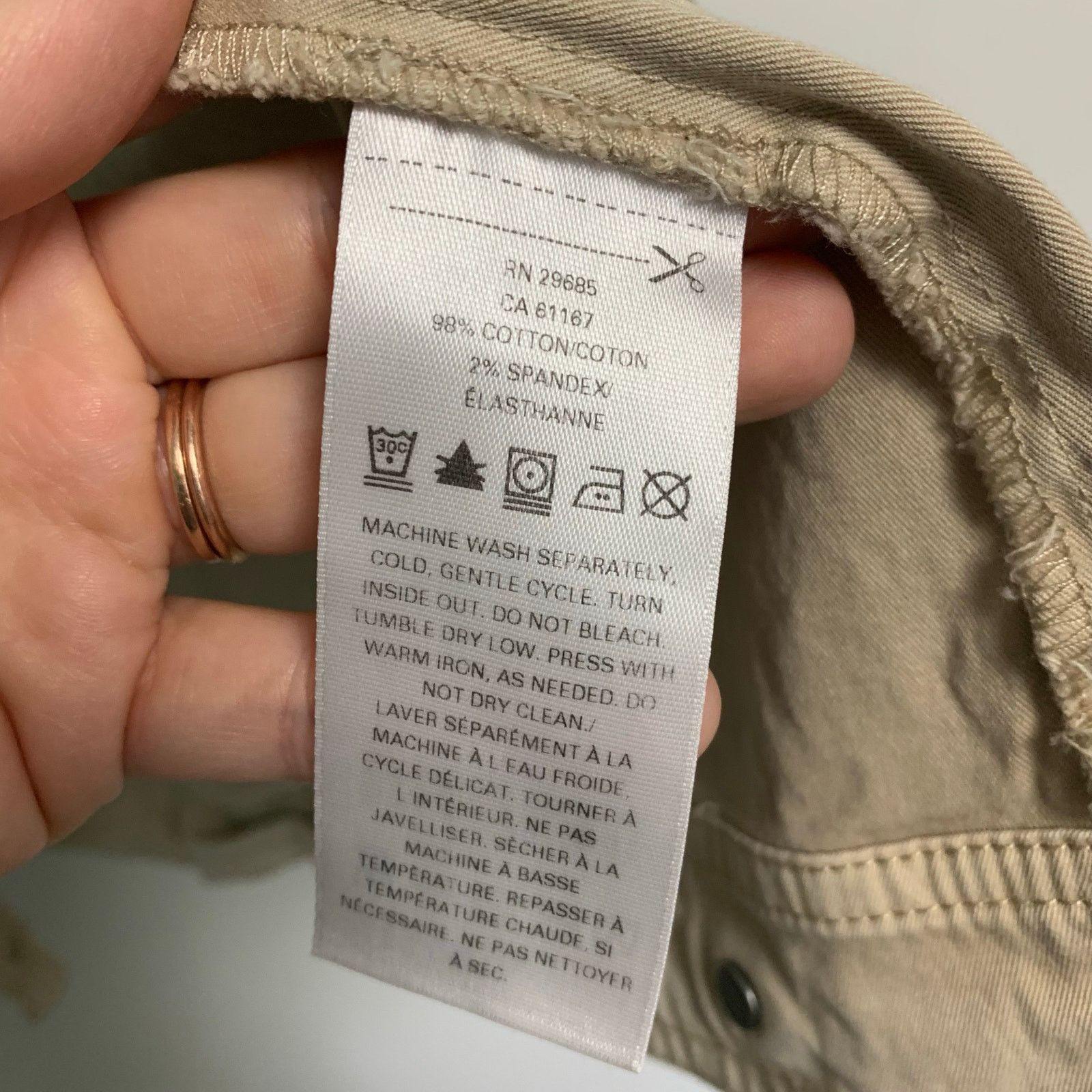 Pendleton Pendleton Women’s Tan Beige Button Up 98% Cotton Jacket XL Size XL / US 12-14 / IT 48-50 - 3 Thumbnail