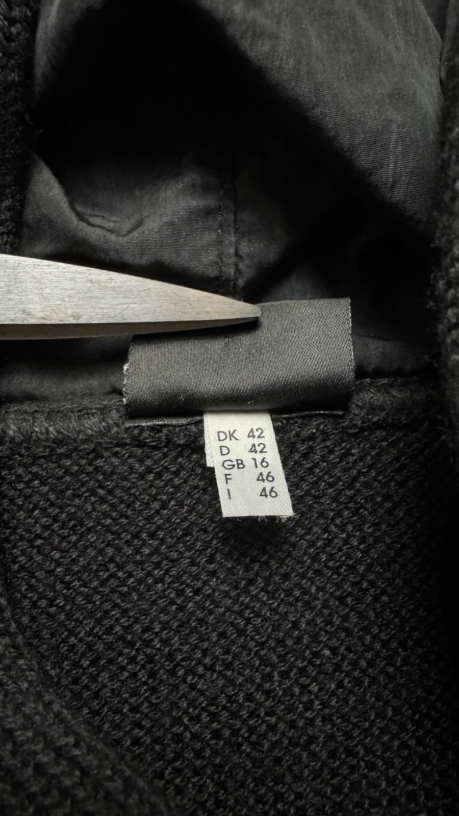 If Six Was Nine Vintage Techwear Merino Wool Hoodie prada miu miu ysl botega Size L / US 10 / IT 46 - 5 Thumbnail