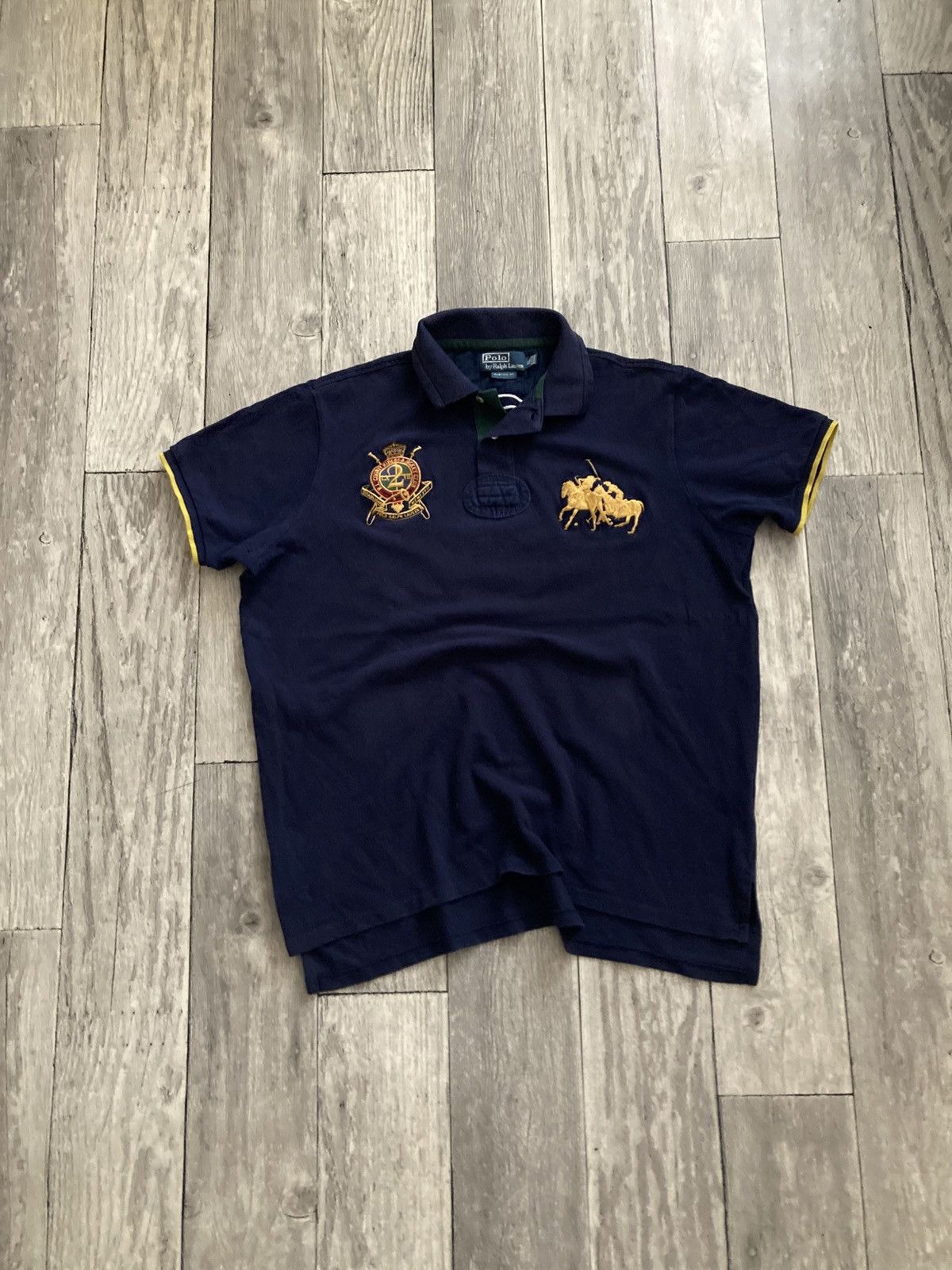 Polo Ralph Lauren × Vintage Vintage Ralph Lauren polo t-shirt tee chief keef XL Y2k drip Size US XL / EU 56 / 4 - 2 Thumbnail