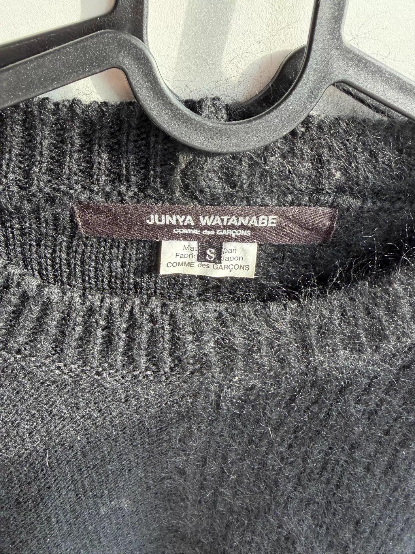 Junya Watanabe Junya Watanabe CDG Two Fabric Paneled Wool Sweater Size US S / EU 44-46 / 1 - 2 Thumbnail