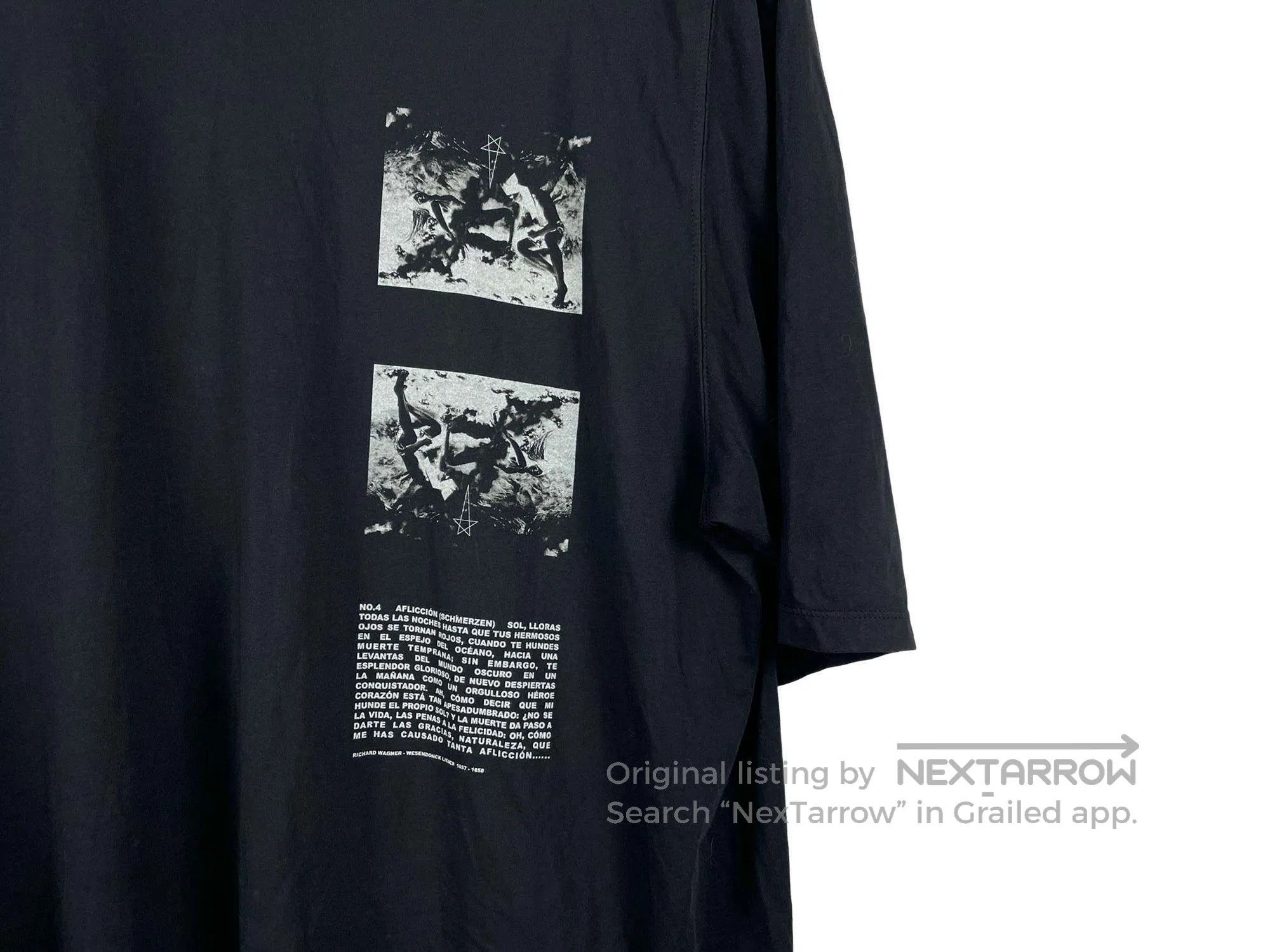 Rick Owens RICK OWENS Pentagram Religious Short Sleeve Size US M / EU 48-50 / 2 - 5 Thumbnail