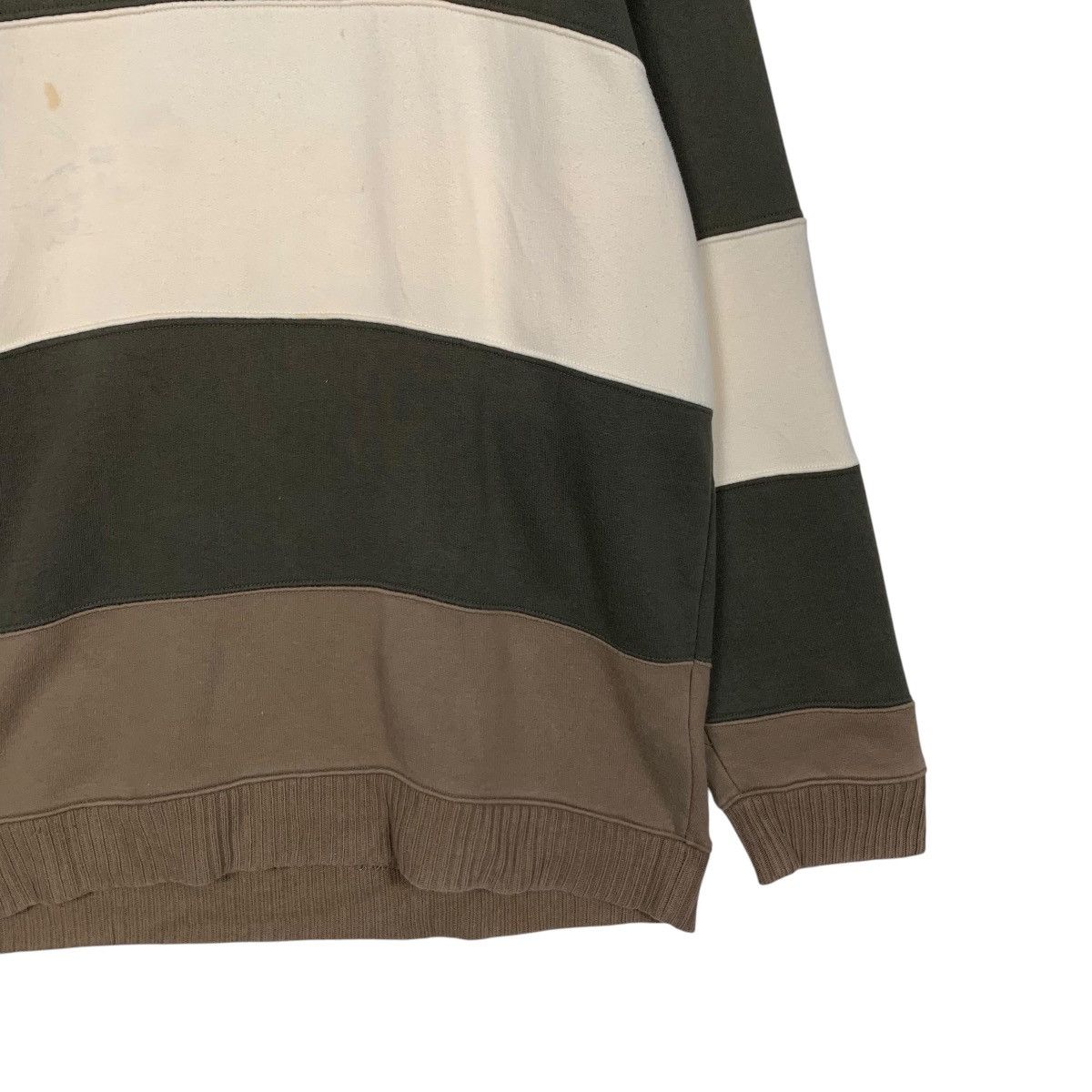 Japanese Brand EAST TWENTY BOX Striped Crewneck Sweatshirt #1983-C86 Size US L / EU 52-54 / 3 - 4 Thumbnail