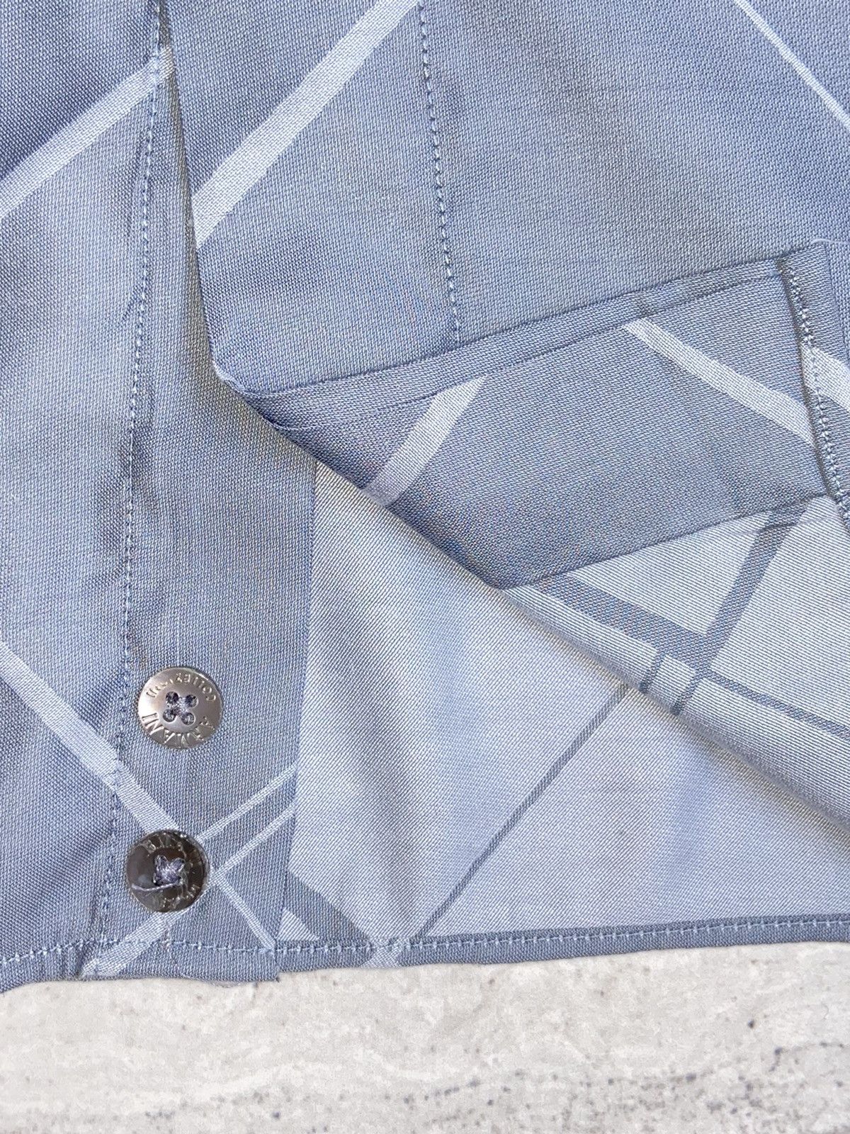 Armani Collezioni ARMANI COLLEZIONI Grey Shirt Size US XXL / EU 58 / 5 - 6 Thumbnail