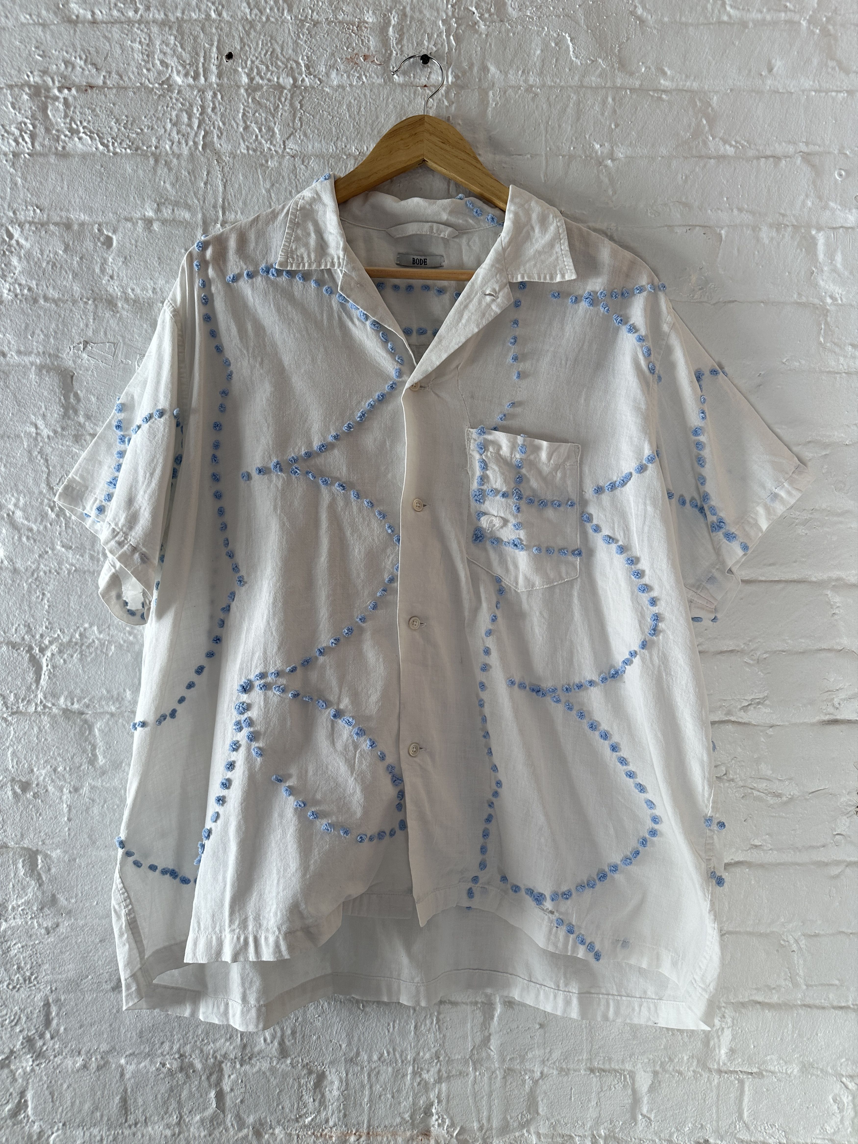 Bode Bode Camp Collar Shirt Size US XL / EU 56 / 4 - 1 Thumbnail