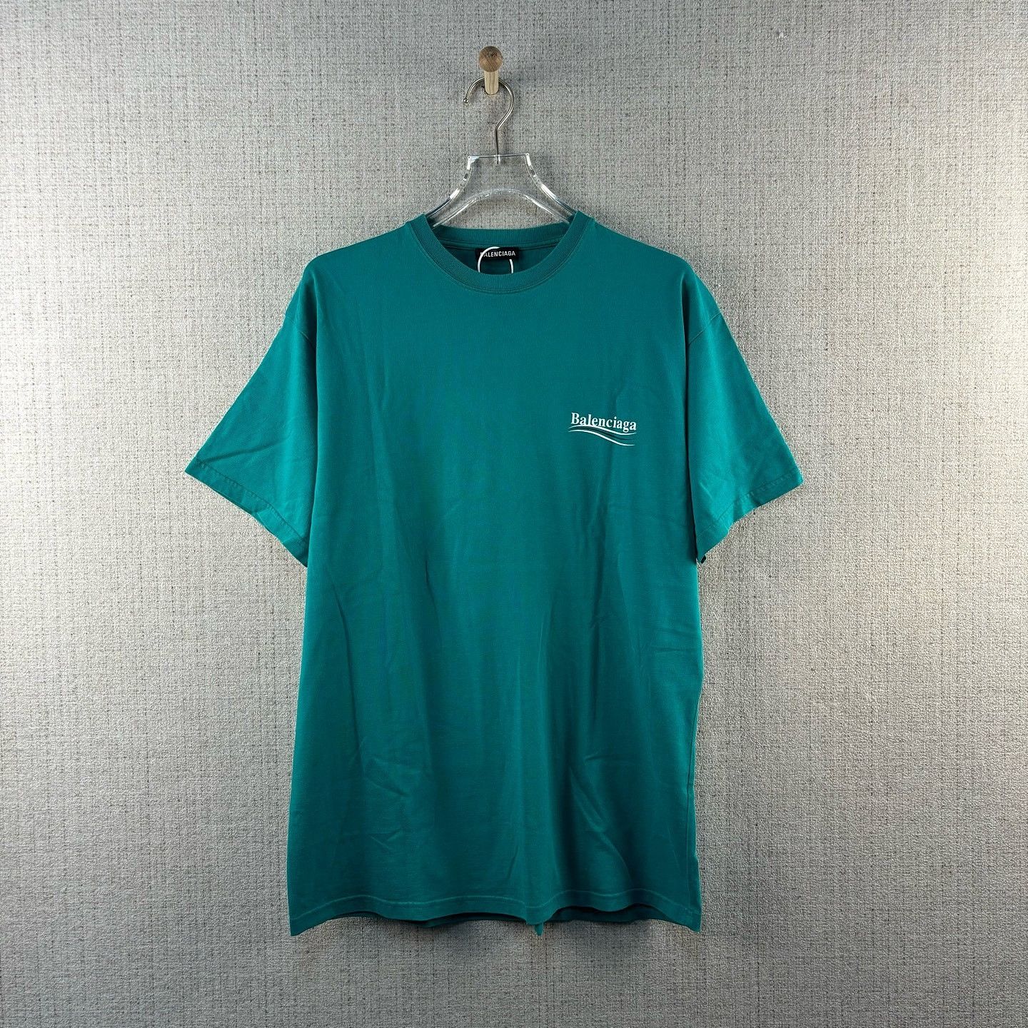 Balenciaga Balenciaga Wave Logo T-Shirt Size M Size US M / EU 48-50 / 2 - 1 Thumbnail