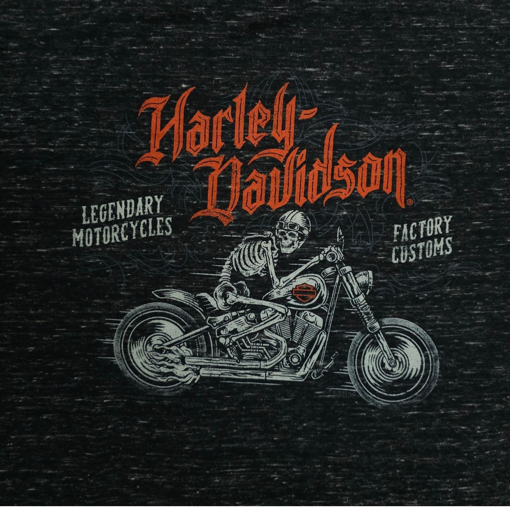 Harley Davidson Harley Davidson T Shirt Mens XL Double Sided 2019 Skeleton Size US XL / EU 56 / 4 - 6 Thumbnail