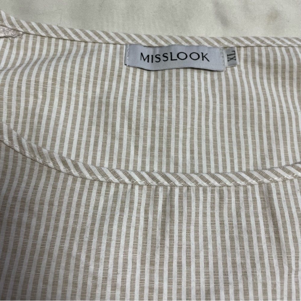 Other New Misslook Striped Dress with Peplum and Pockets Size XL Size XL / US 12-14 / IT 48-50 - 6 Thumbnail