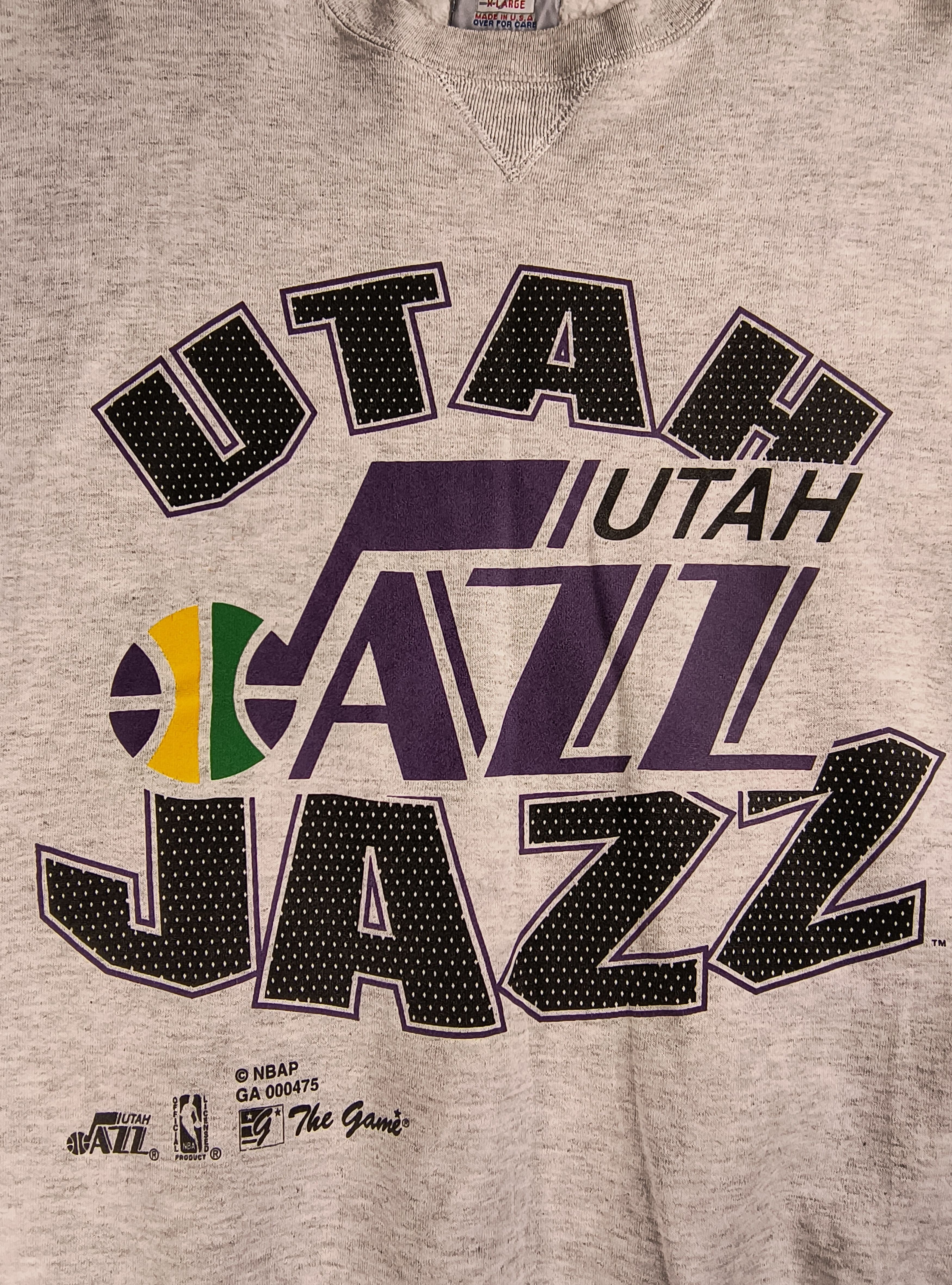 NBA Vintage NBA Utah Jazz 90s crewneck sweatshirt Size US XL / EU 56 / 4 - 1 Thumbnail
