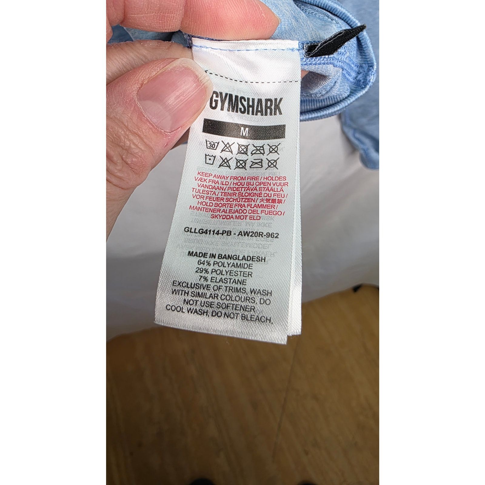 Gymshark Gymshark Adapt Marl Blue Seamless Athletic Gym Leggings Size 25" / US 0 / IT 36 - 5 Thumbnail