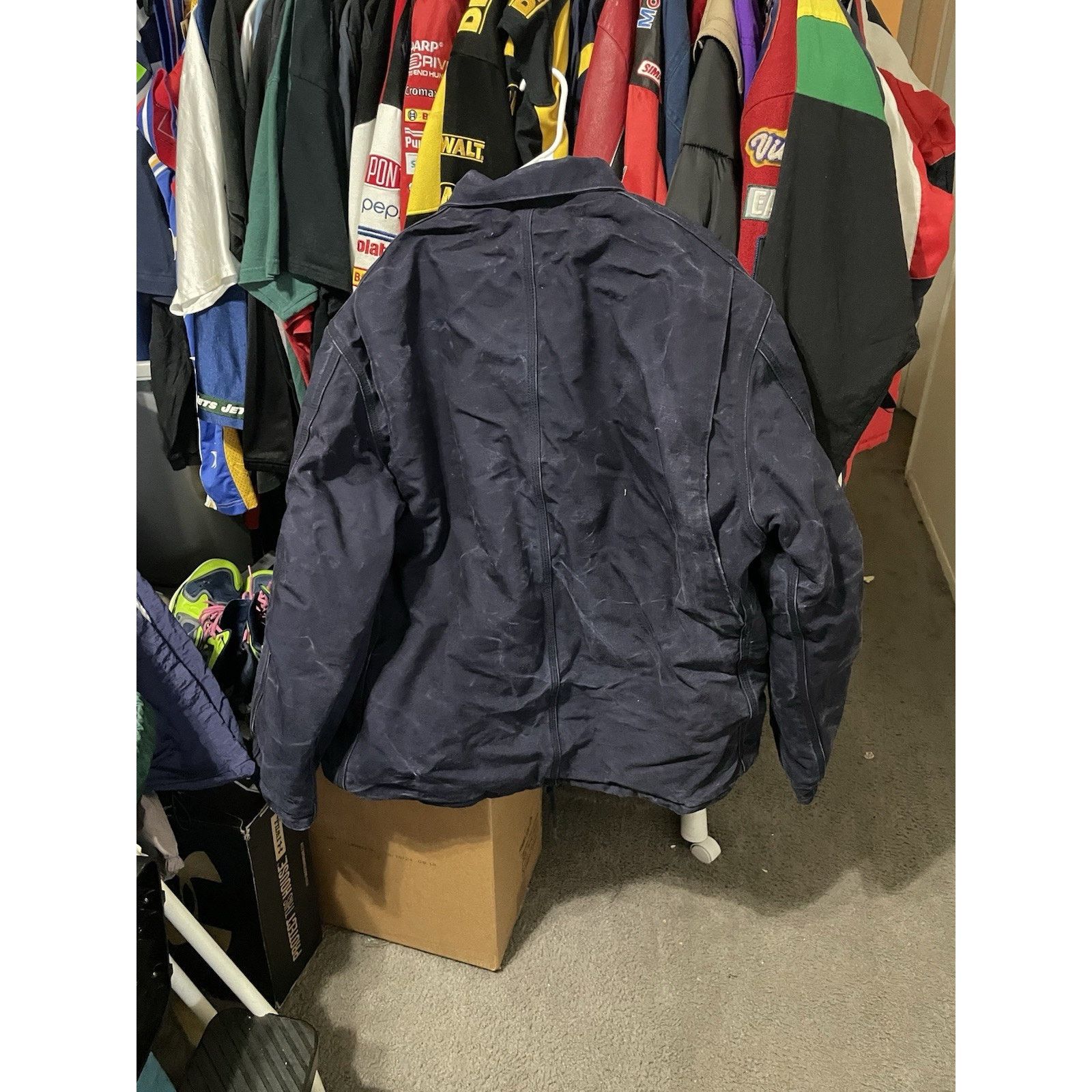 Carhartt Size XL- Carhartt FR Flame Resistant Relaxed Fit Jacket Blue Size US XL / EU 56 / 4 - 2 Thumbnail
