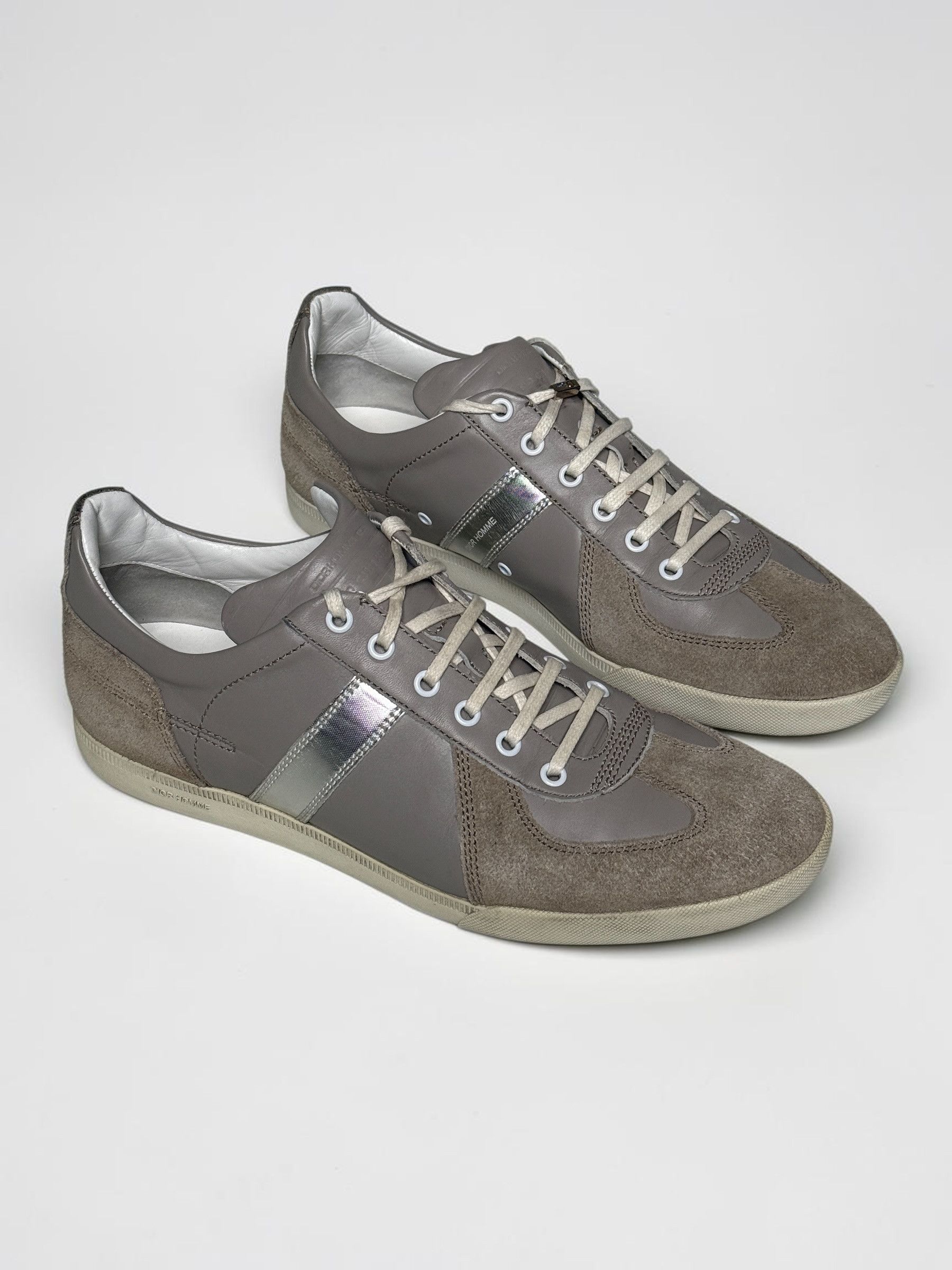 Dior FW2009 Dior Homme B01 Sneaker Leather/Suede Taupe Size US 10.5 / EU 43-44 - 1 Thumbnail