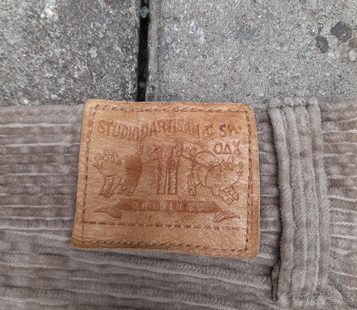 Studio D'Artisan 2000s Studio D'artisan Button Fly Corduroy Pants y2k Size US 30 / EU 46 - 5 Thumbnail