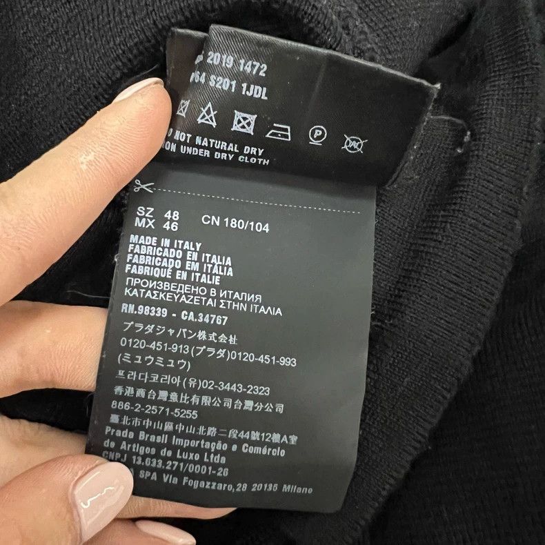 Prada Prada Black nylon stitching triangle trousers 2502-Nextarro Size US 32 / EU 48 - 5 Thumbnail