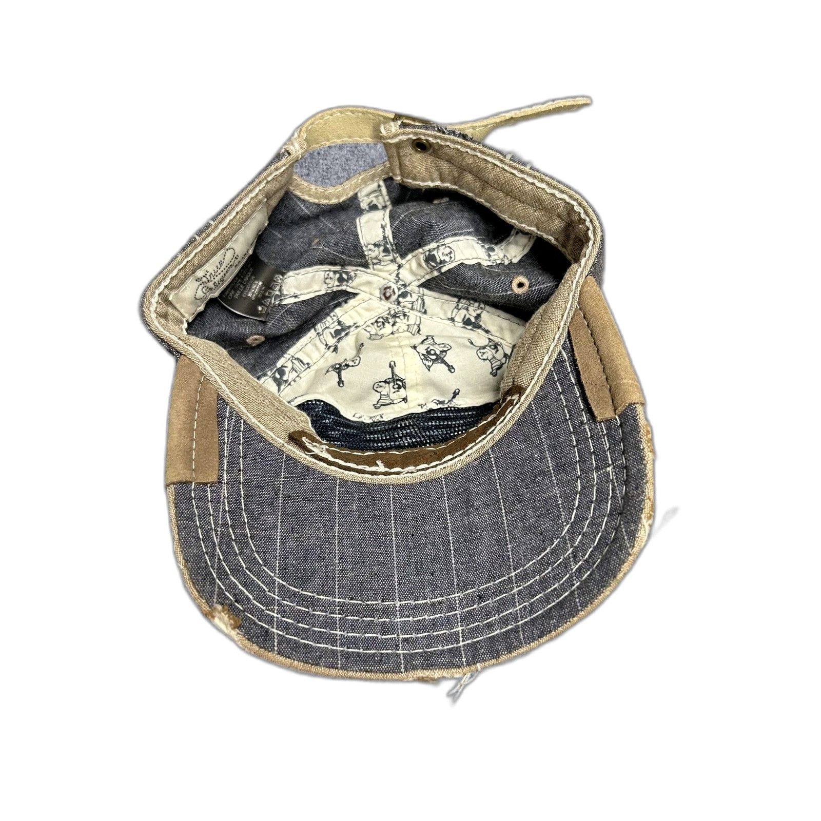 True Religion True Religion Distressed Style Denim Hat Size ONE SIZE - 3 Thumbnail