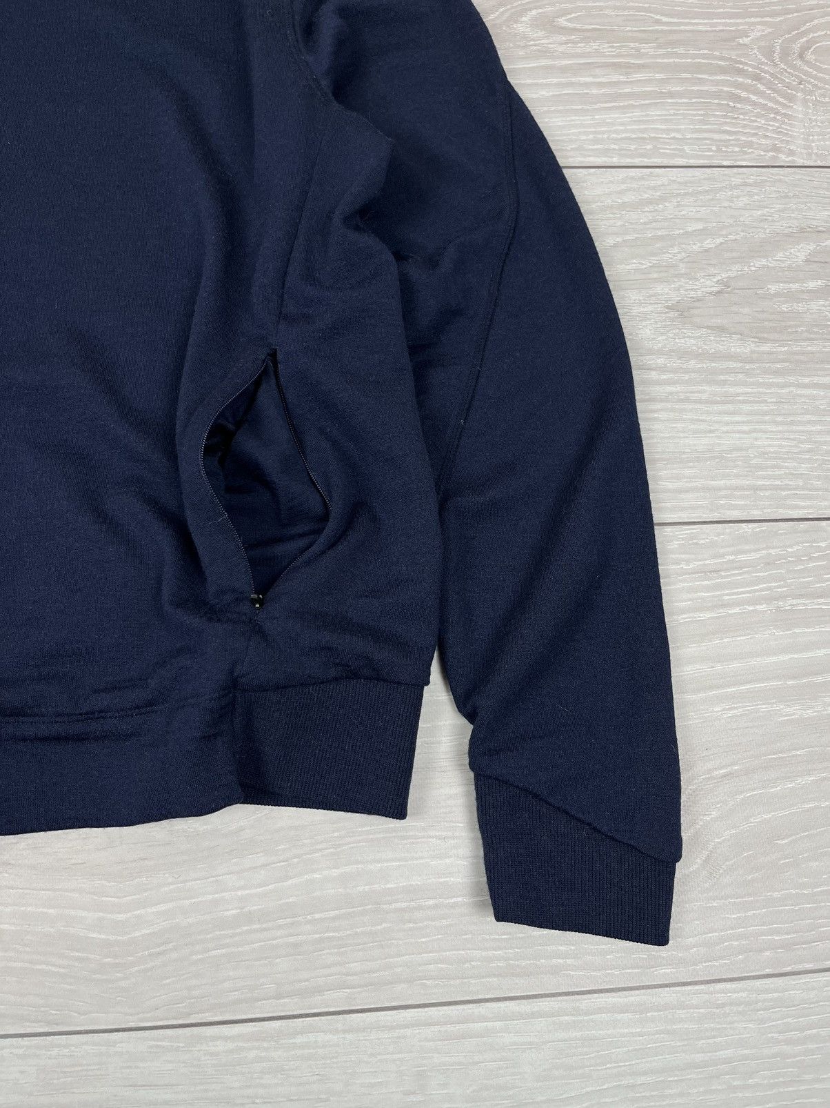 Icebreaker Icebreaker Blue Wool Pockets Knit Sweater Size US M / EU 48-50 / 2 - 7 Thumbnail