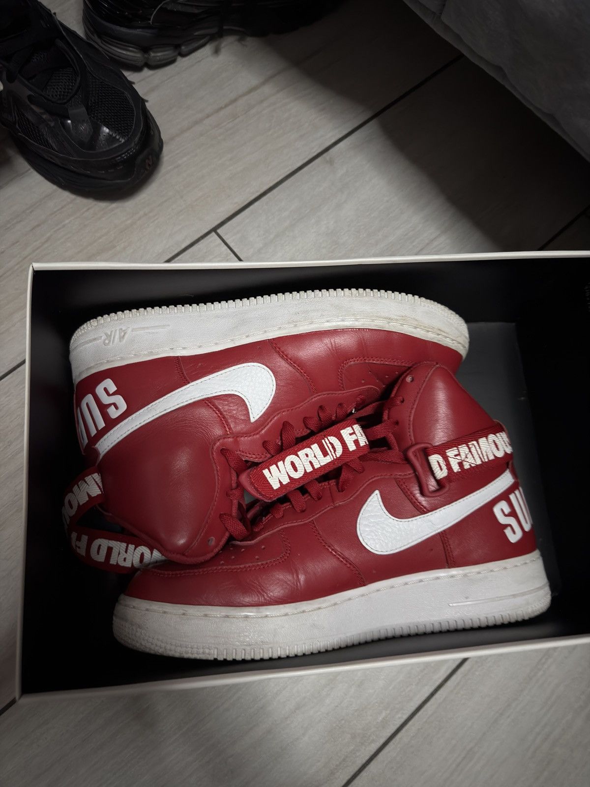 Nike × Supreme Nike Air Force 1 x Supreme Size US 9.5 / EU 42-43 - 1 Thumbnail