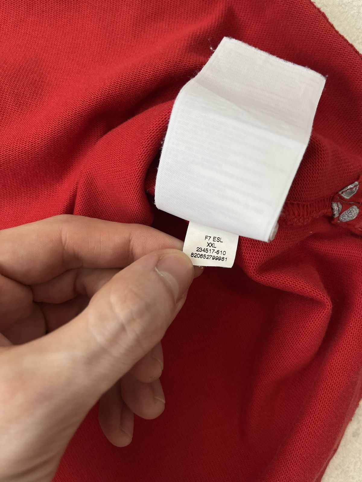 Nike × Vintage 00s Nike England Vintage Y2K Oversized Longsleeve Polo Size US XXL / EU 58 / 5 - 8 Thumbnail