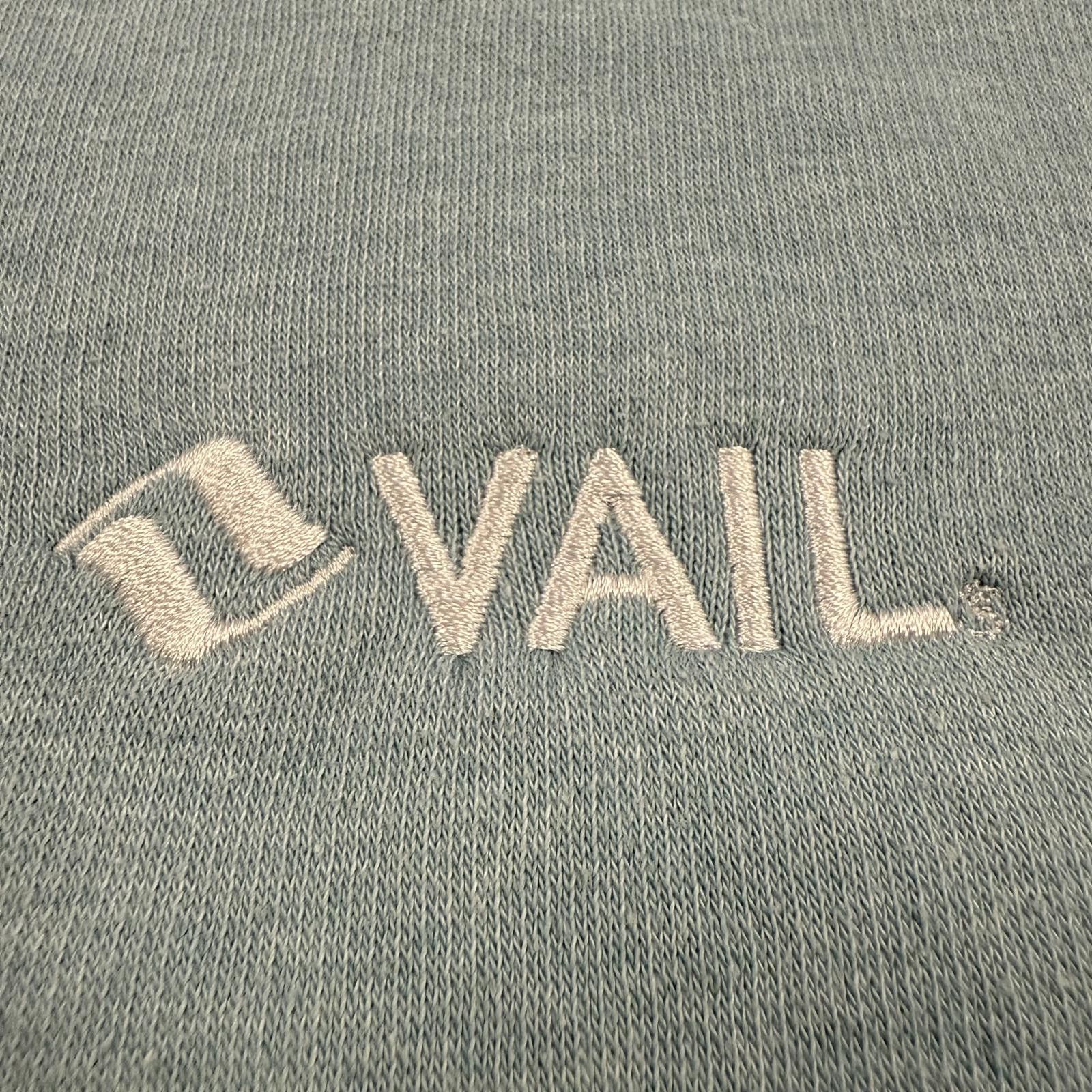 Comfort Colors Vtg VAIL Crewneck Embroidered Logo Sweatshirt Light Blue - S Size S / US 4 / IT 40 - 5 Thumbnail