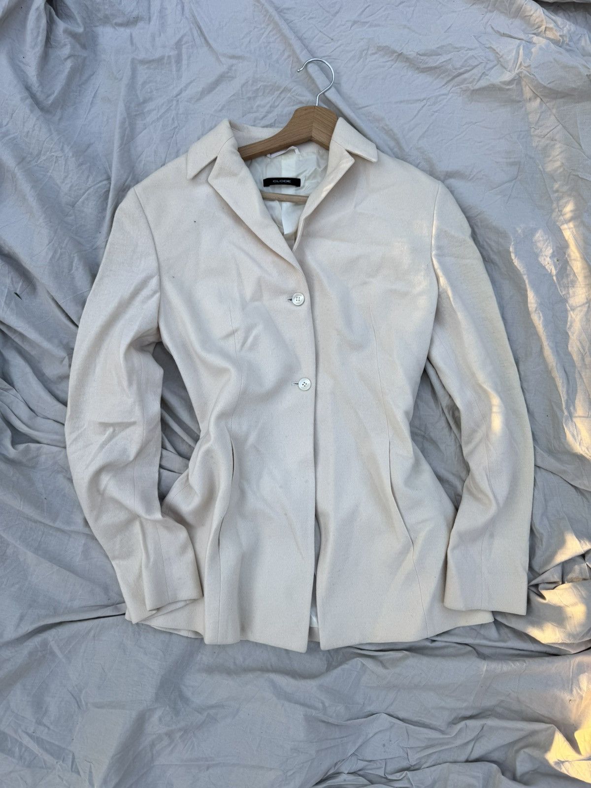 Vintage Italian Made Light Wool Jacket Size S / US 4 / IT 40 - 1 Thumbnail
