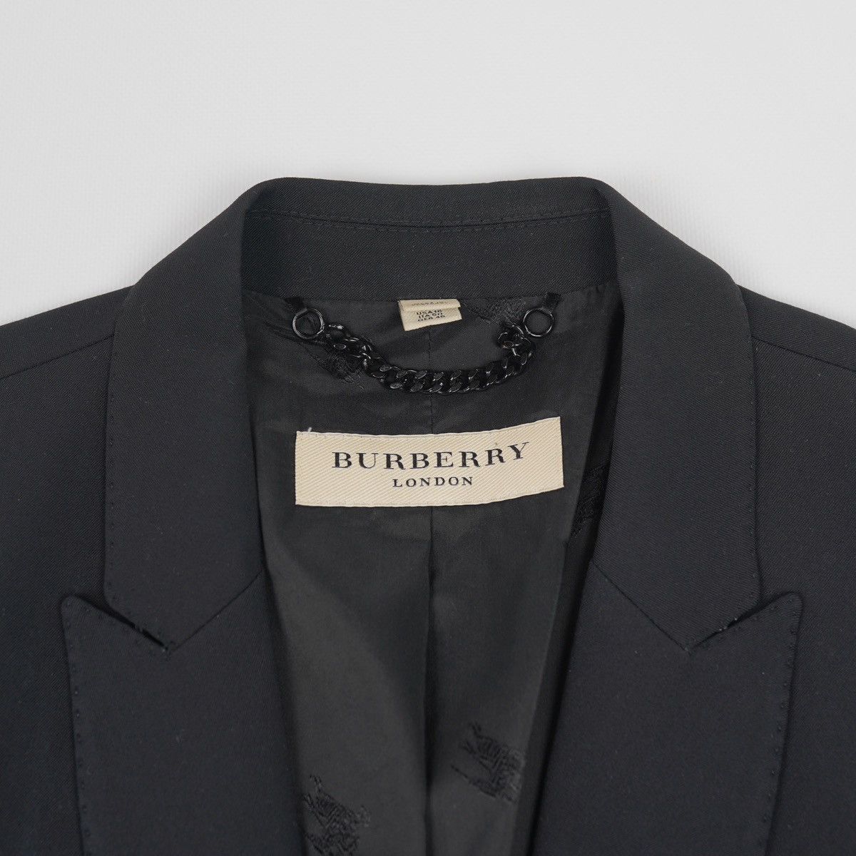 Burberry Burberry London Blazer Black Jacket Size XL / US 12-14 / IT 48-50 - 6 Thumbnail