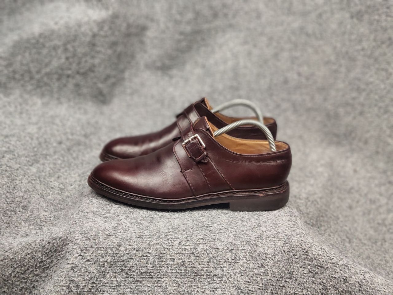 Heschung Heschuhd Design Bouleau Single Monk Strap Toe Derby Shoes Size US 8.5 / EU 41-42 - 7 Thumbnail