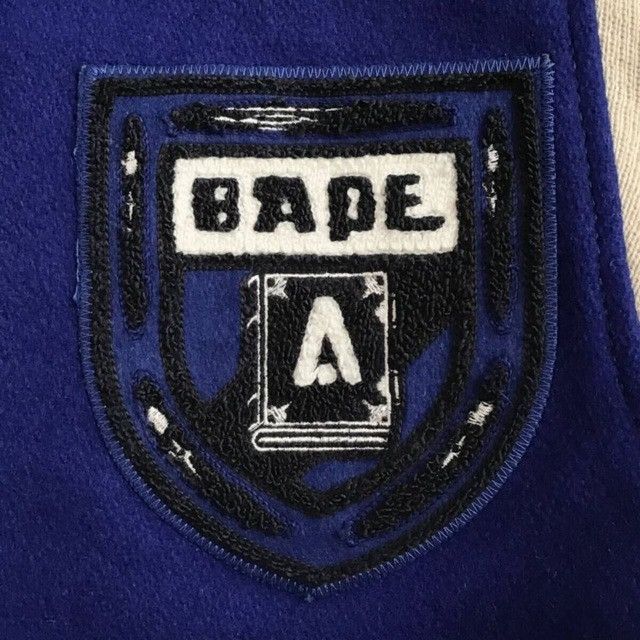 Bape × Ebbets Field Flannels BAPE × EBBETS FIELD FLANNELS Leather Sleeve Varsity Jacket Size US M / EU 48-50 / 2 - 4 Thumbnail