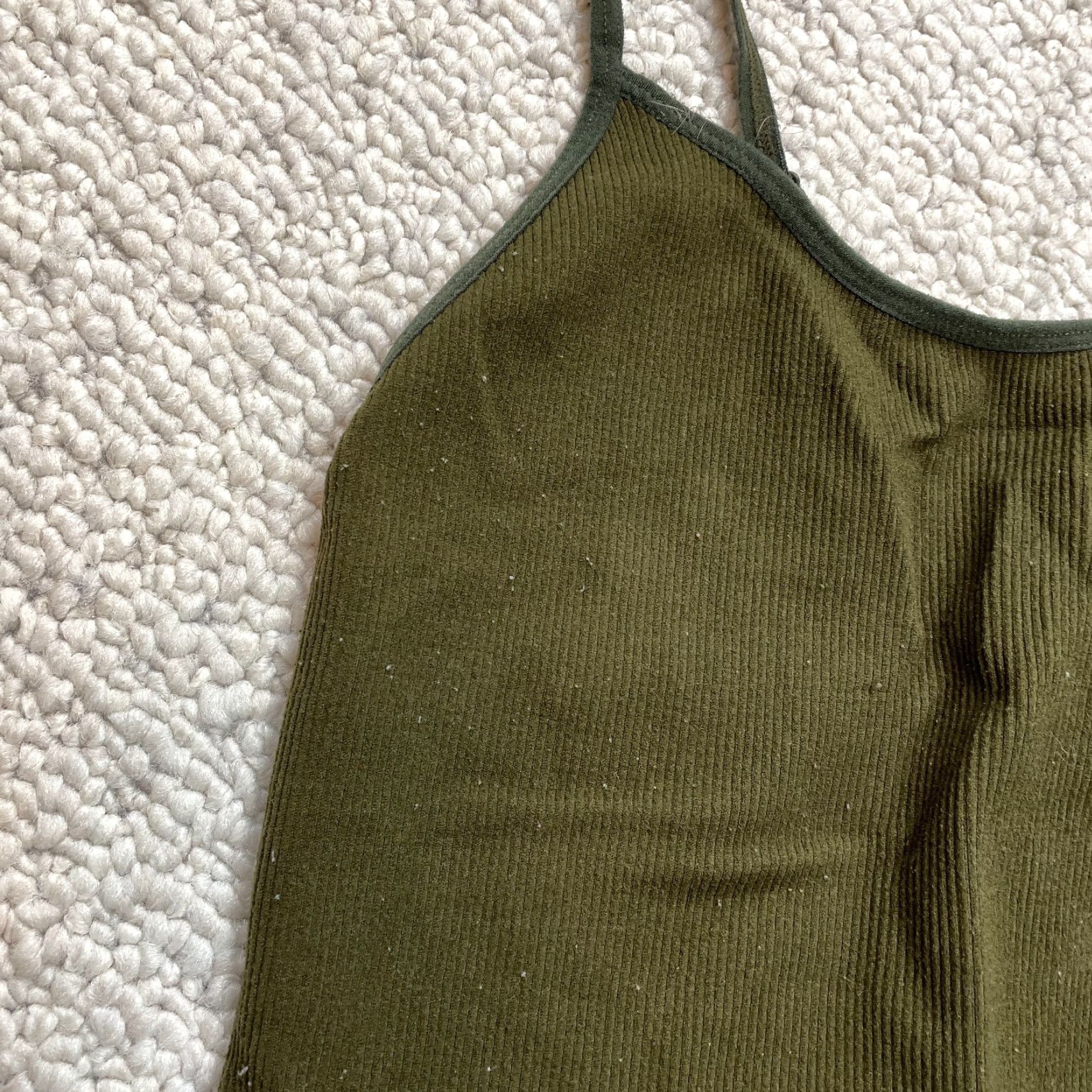 Vintage Bozzolo Tank Top Juniors M Green Sleeveless Nylon Spandex Jersey Knit Shirt Basic Stretch Casual Girls Senior Teens Shirt Size M / US 6-8 / IT 42-44 - 2 Thumbnail