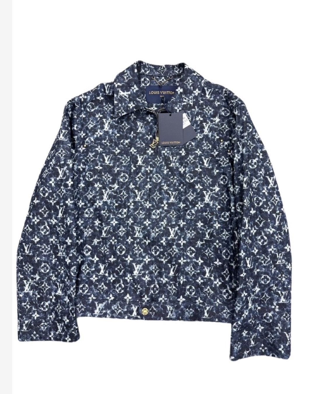 Louis Vuitton Louis Vuitton LV SS23 Render pattern with logo denim 