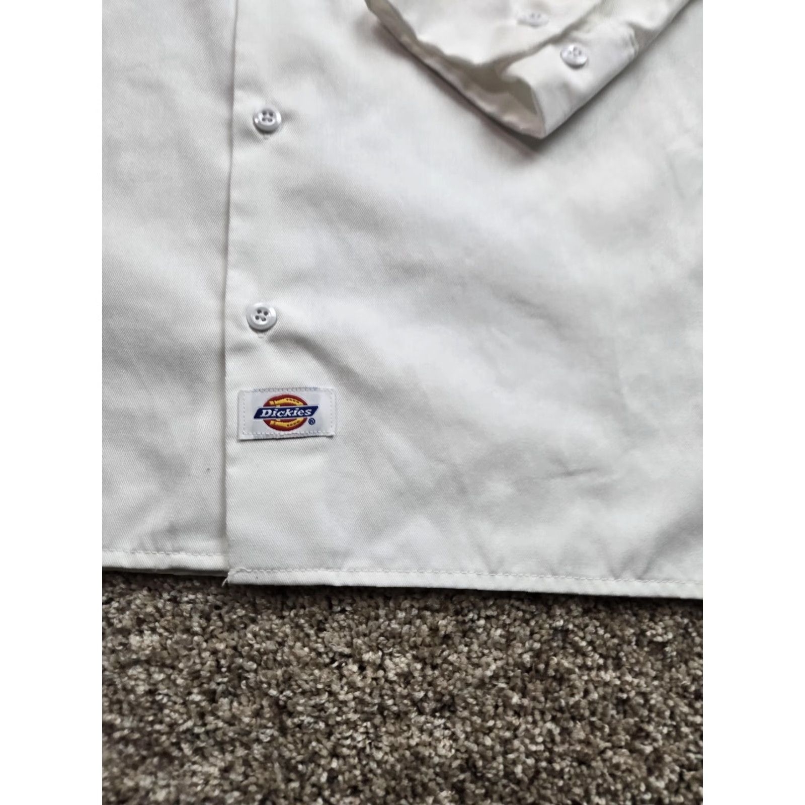 Dickies VINTAGE Honda Work Shirt Mens XL White Button-Up Twill Employee Uniform Dickies Shirt Size US XL / EU 56 / 4 - 3 Thumbnail