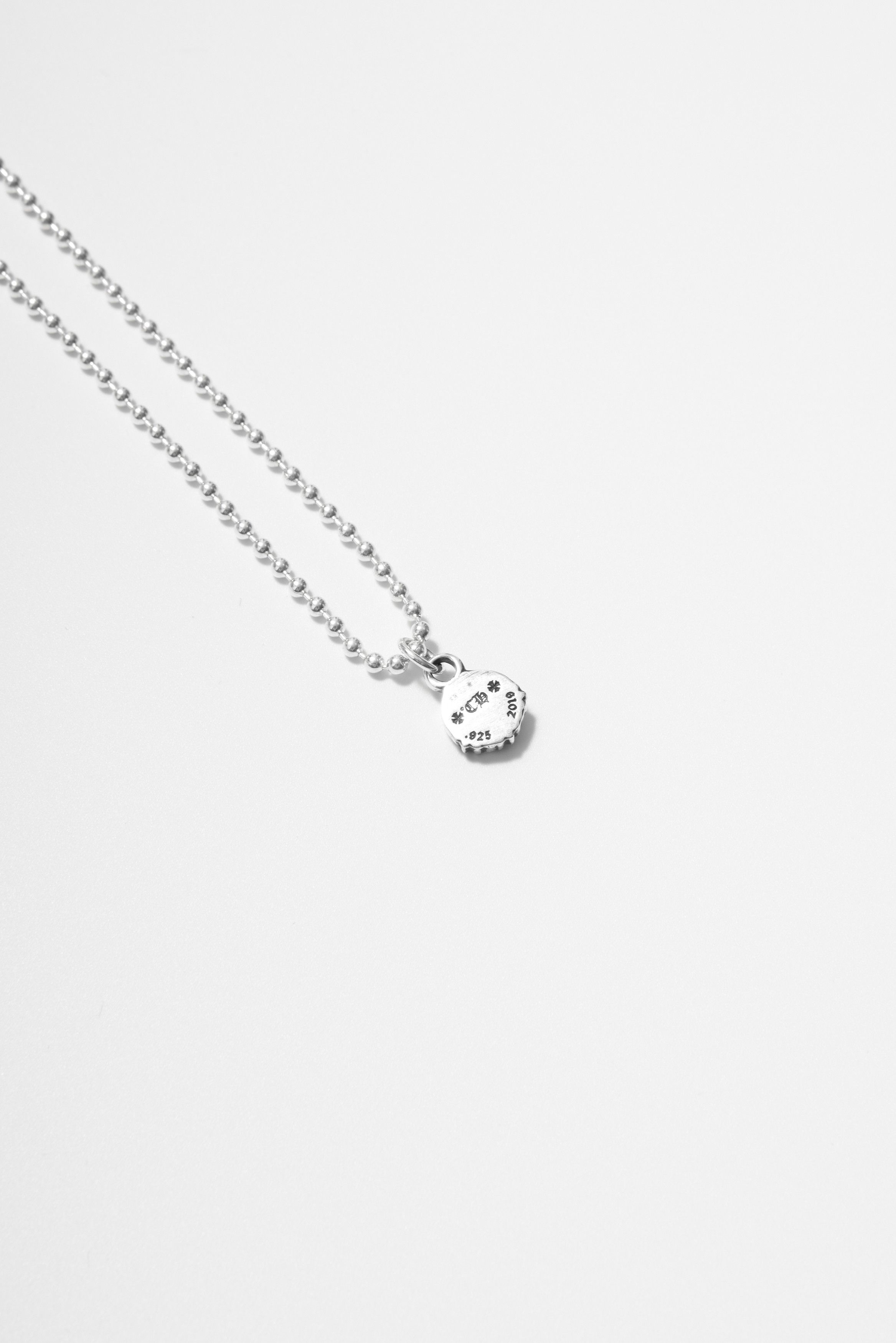 Chrome Hearts Chrome Hearts Peace Sign ball chain necklace silver Size ONE SIZE - 5 Thumbnail