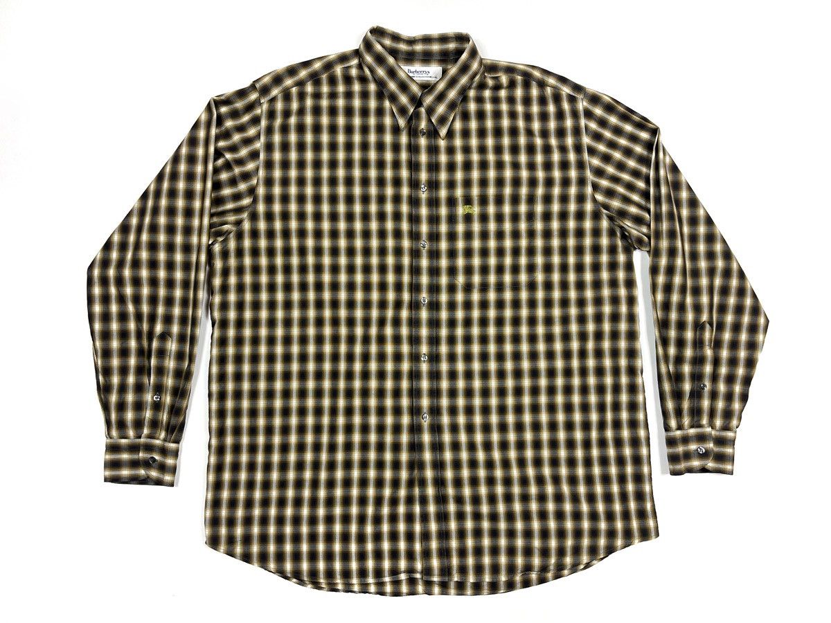 Burberry Vintage Burberrys of London Shirt Nova Check Long Sleeve Size US XXL / EU 58 / 5 - 1 Thumbnail