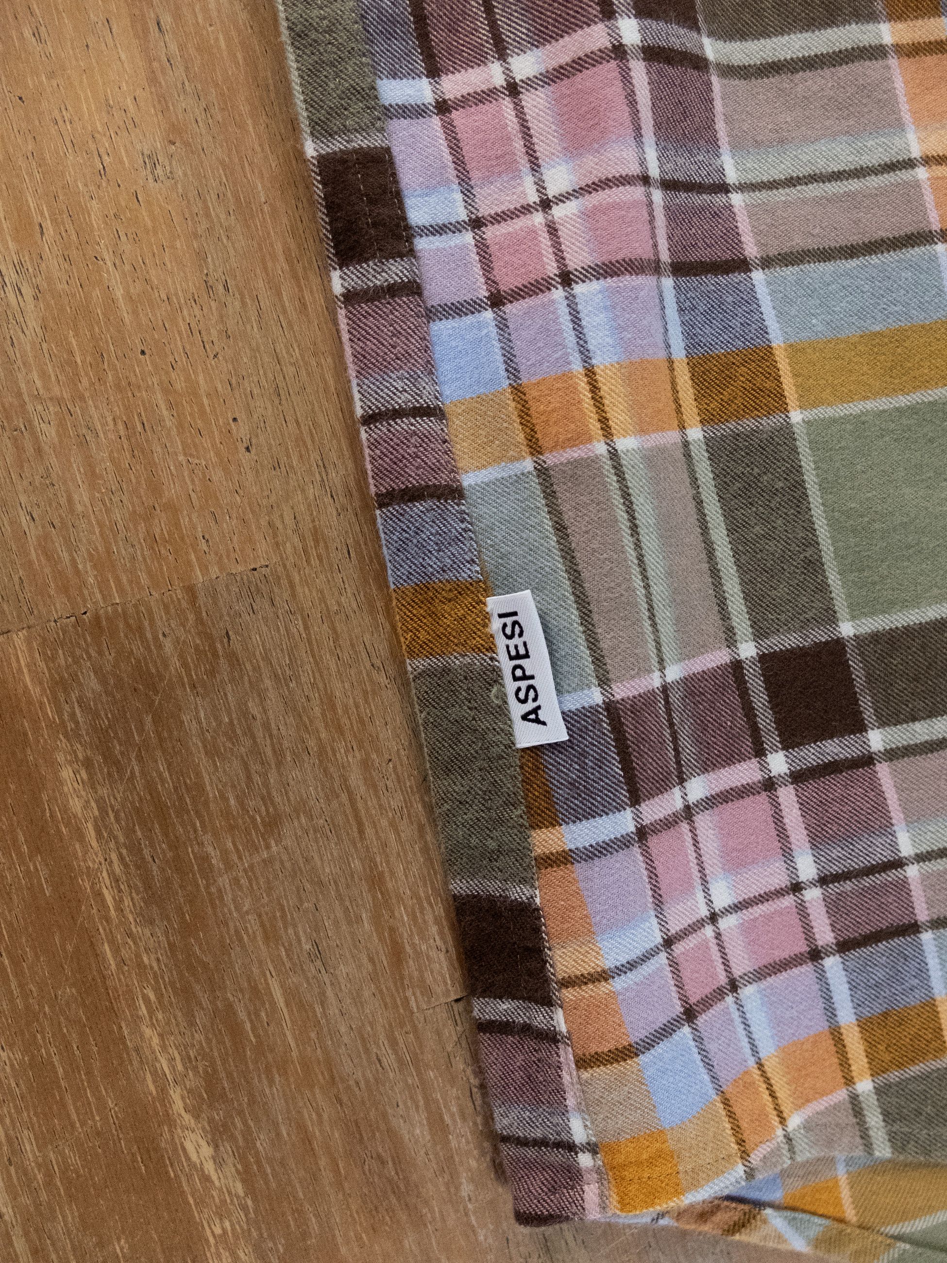 Aspesi ASPESI plaid check button down flannel shirt Size 40 / 15.75 Size US M / EU 48-50 / 2 - 6 Thumbnail