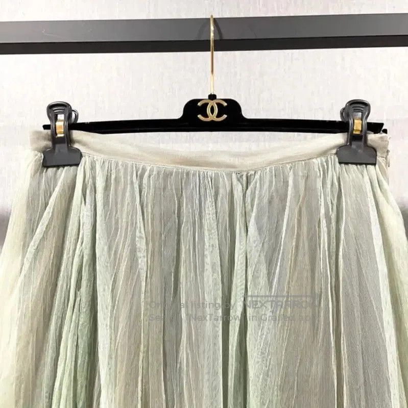 Dior Dior Multi-Color Silk Maxi Skirt . Size 35" - 2 Thumbnail
