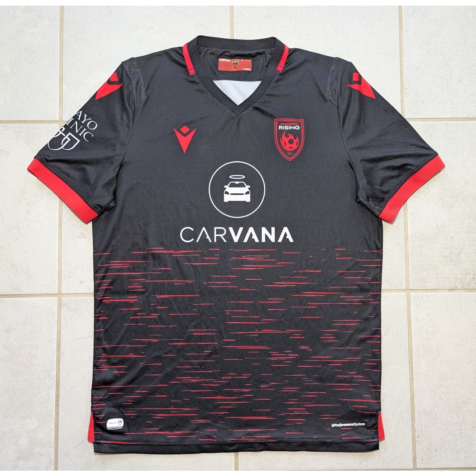 Macron Macron Men's Medium Phoenix Rising 2019/20 Away Black Jersey Size US M / EU 48-50 / 2 - 1 Thumbnail