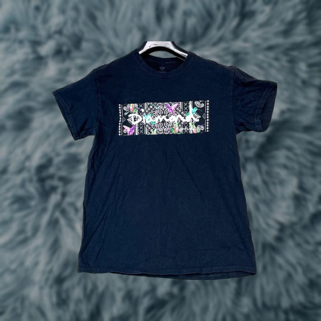 Diamond Supply Co. VINTAGE Diamond Supply Co Black Short Sleeve Logo Graphic Print T Shirt Y2k Size Medium Mens Size US M / EU 48-50 / 2 - 1 Thumbnail