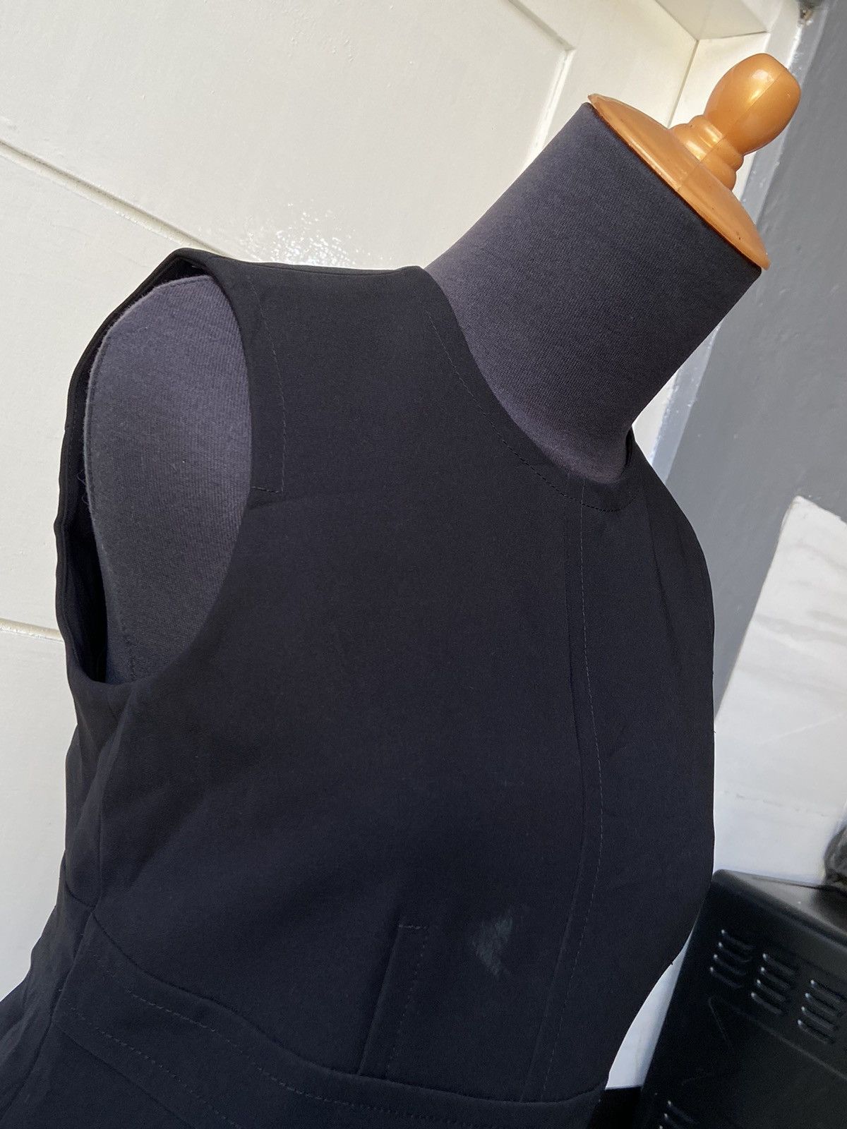 Louis Vuitton LOUIS VUITTON Black Midi Dress Size XS / US 0-2 / IT 36-38 - 11 Thumbnail