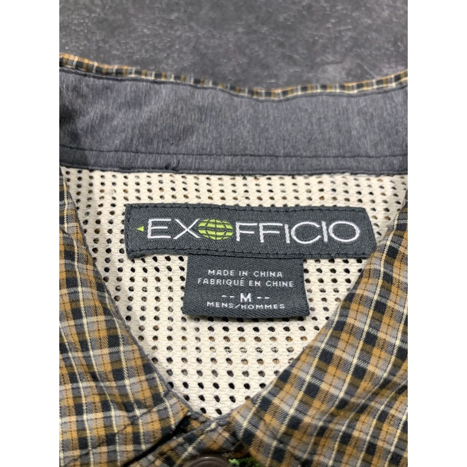 ExOfficio Exofficio Button-Up Shirt Mens Medium Brown Plaid Lightweight Outdoor Fishing Hiking Size US M / EU 48-50 / 2 - 5 Thumbnail