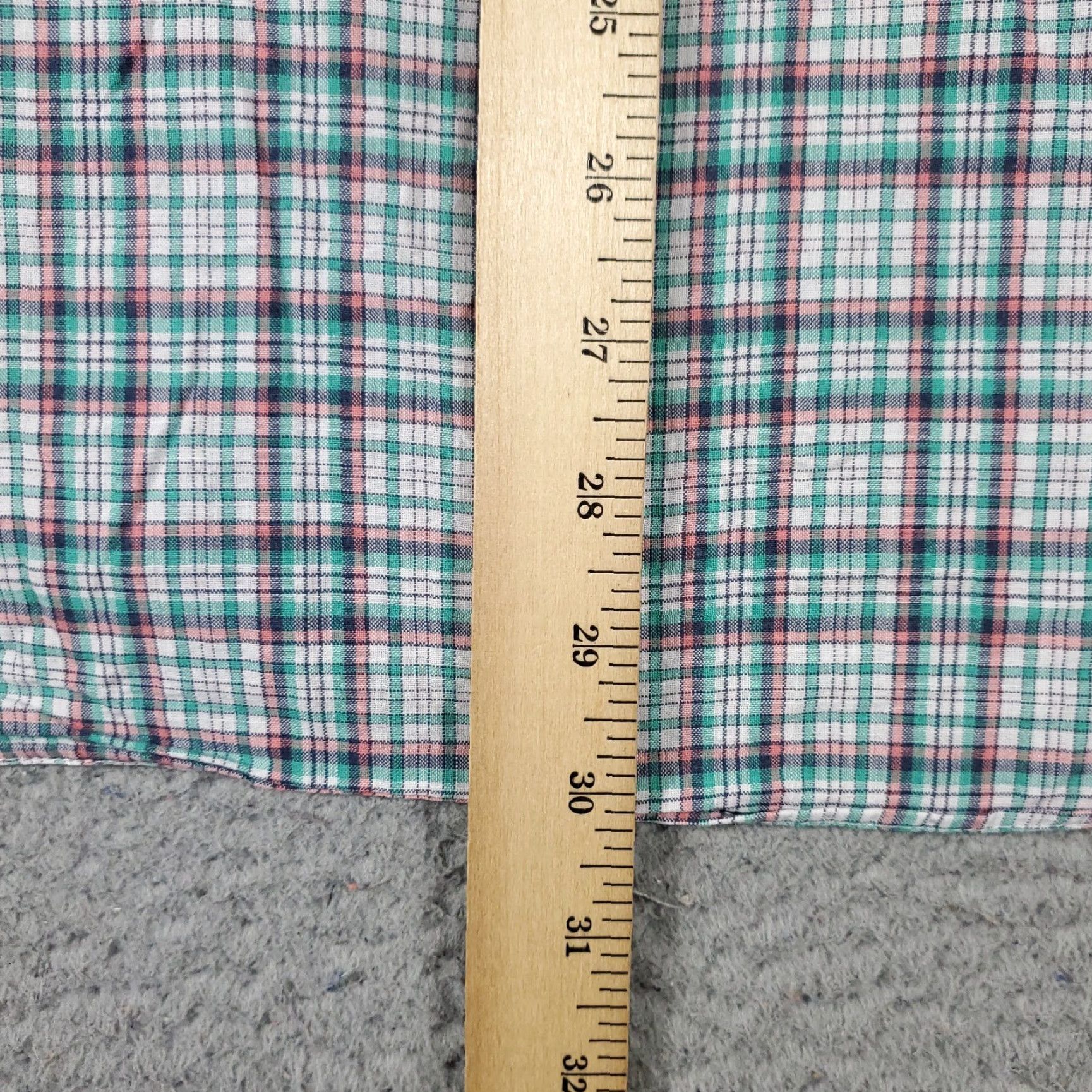 Nautica Nautica Shirt Mens XL Green Plaid Button-Up Short Sleeve Casual Classic Shirt - White Cotton, Regular Fit, Button-Down Collar, Nautica Brand, Adults Size US XL / EU 56 / 4 - 7 Thumbnail