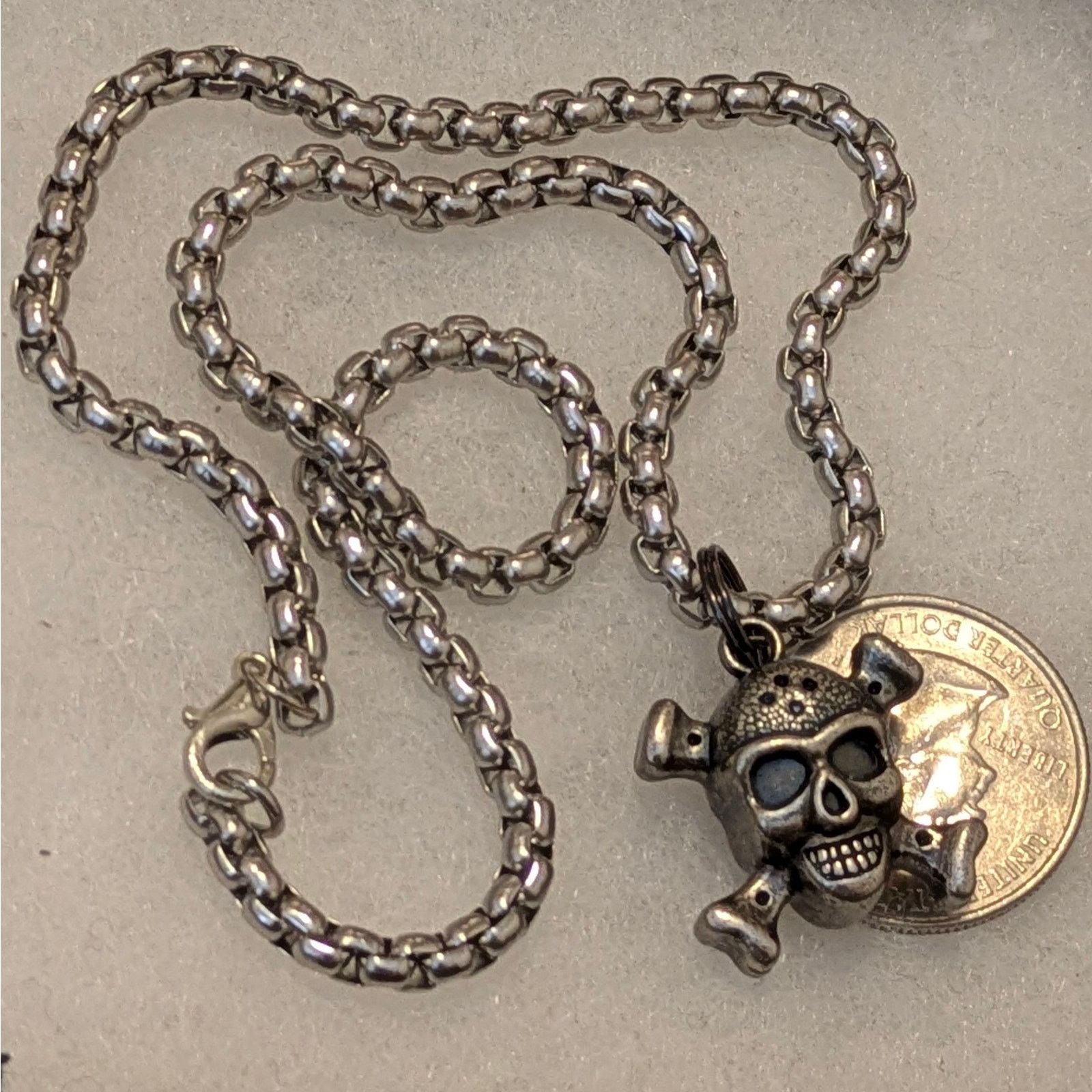 Harley Davidson HARLEY DAVIDSON Willie G Skull Pendant Necklace Size ONE SIZE - 7 Thumbnail