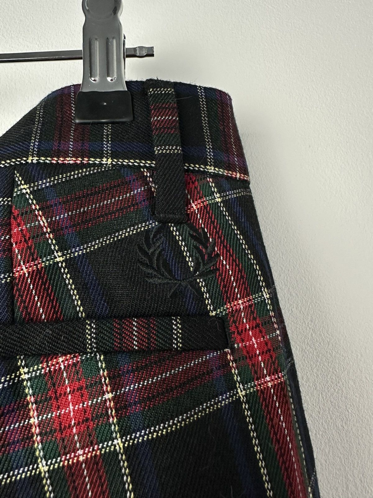 Fred Perry Fred Perry Men’s Tartan Wool Blend Trousers 38R Size US 38 / EU 54 - 8 Thumbnail