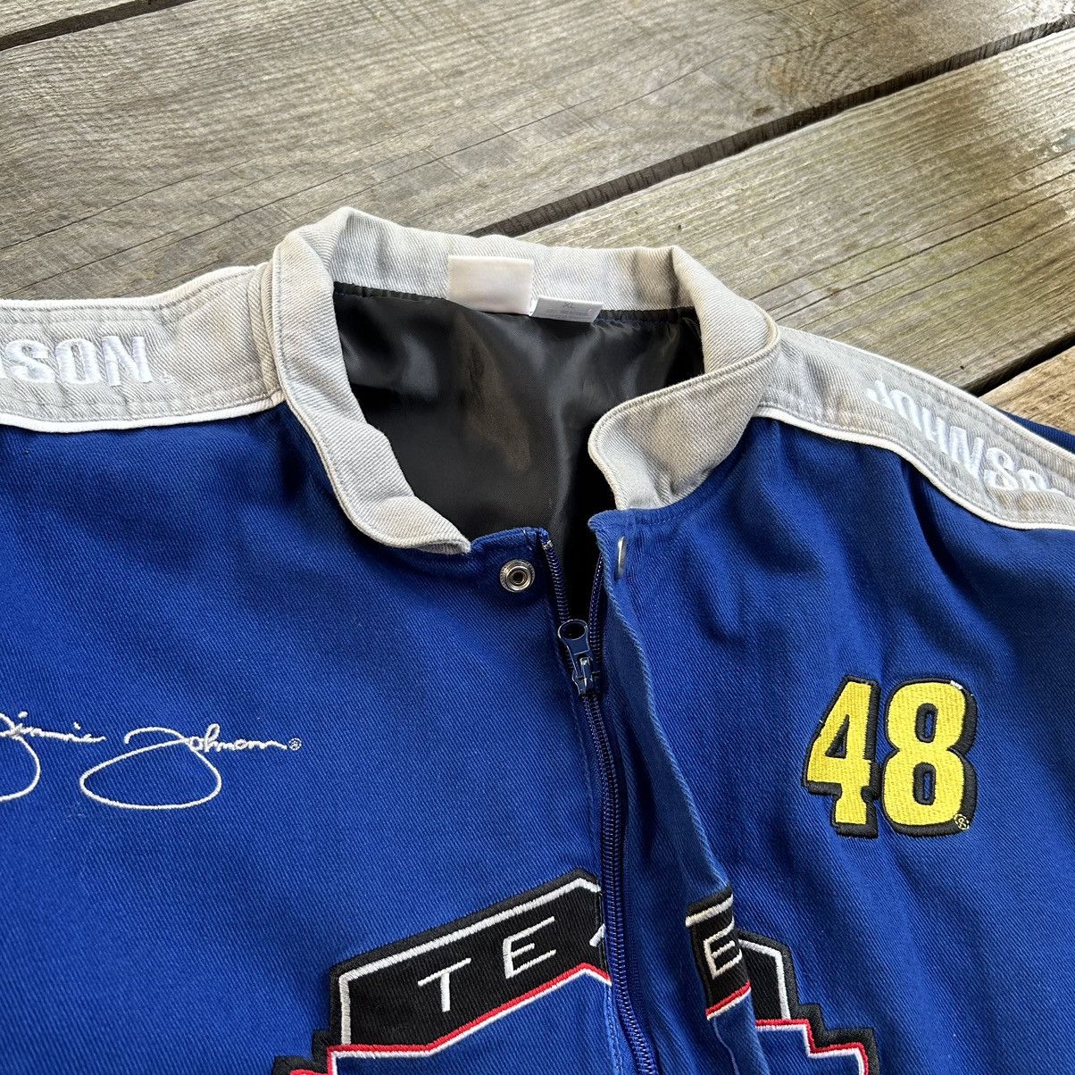 NASCAR × Vintage Vintage NASCAR Jimmie Johnson Lowe’s Racing Jacket Size US XL / EU 56 / 4 - 8 Thumbnail