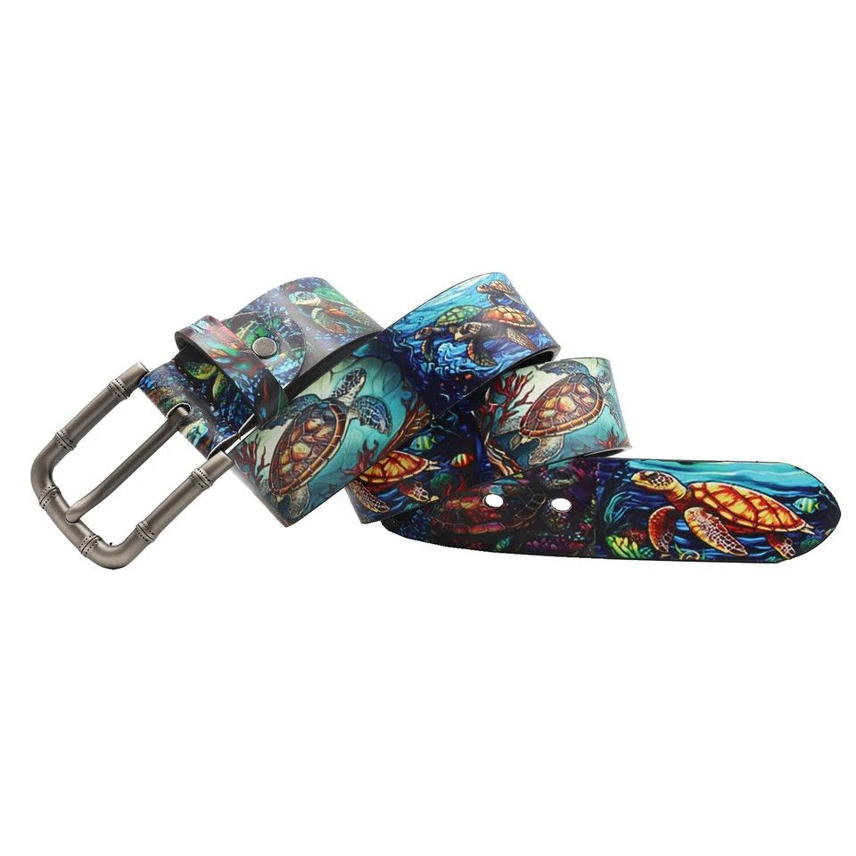 Japanese Brand × Vintage Turtle printed belt Size ONE SIZE - 4 Thumbnail