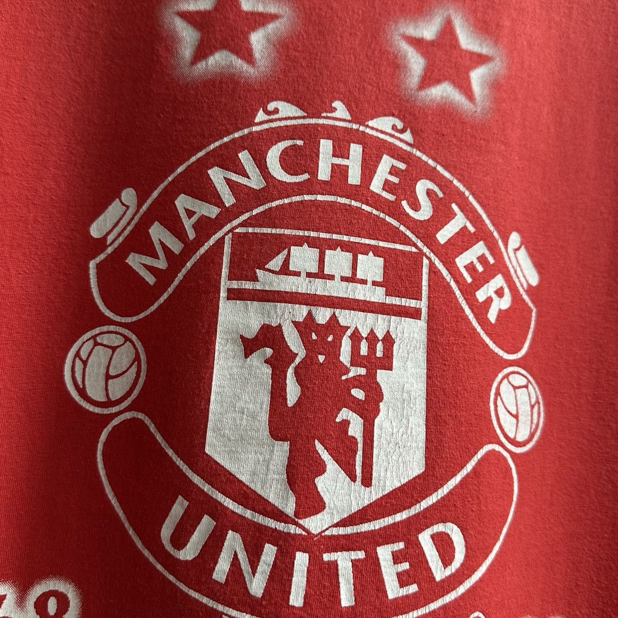 Umbro Vintage 1999 Umbro Manchester United Champions Of Europe Tee Size US M / EU 48-50 / 2 - 6 Thumbnail