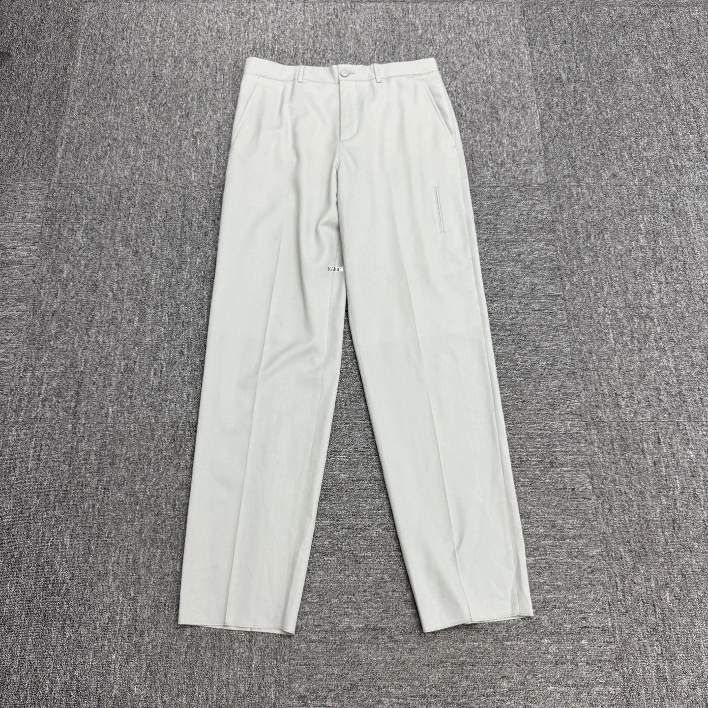 Dior White Casual Straight-Leg Pants Size 30 Size US 30 / EU 46 - 1 Thumbnail